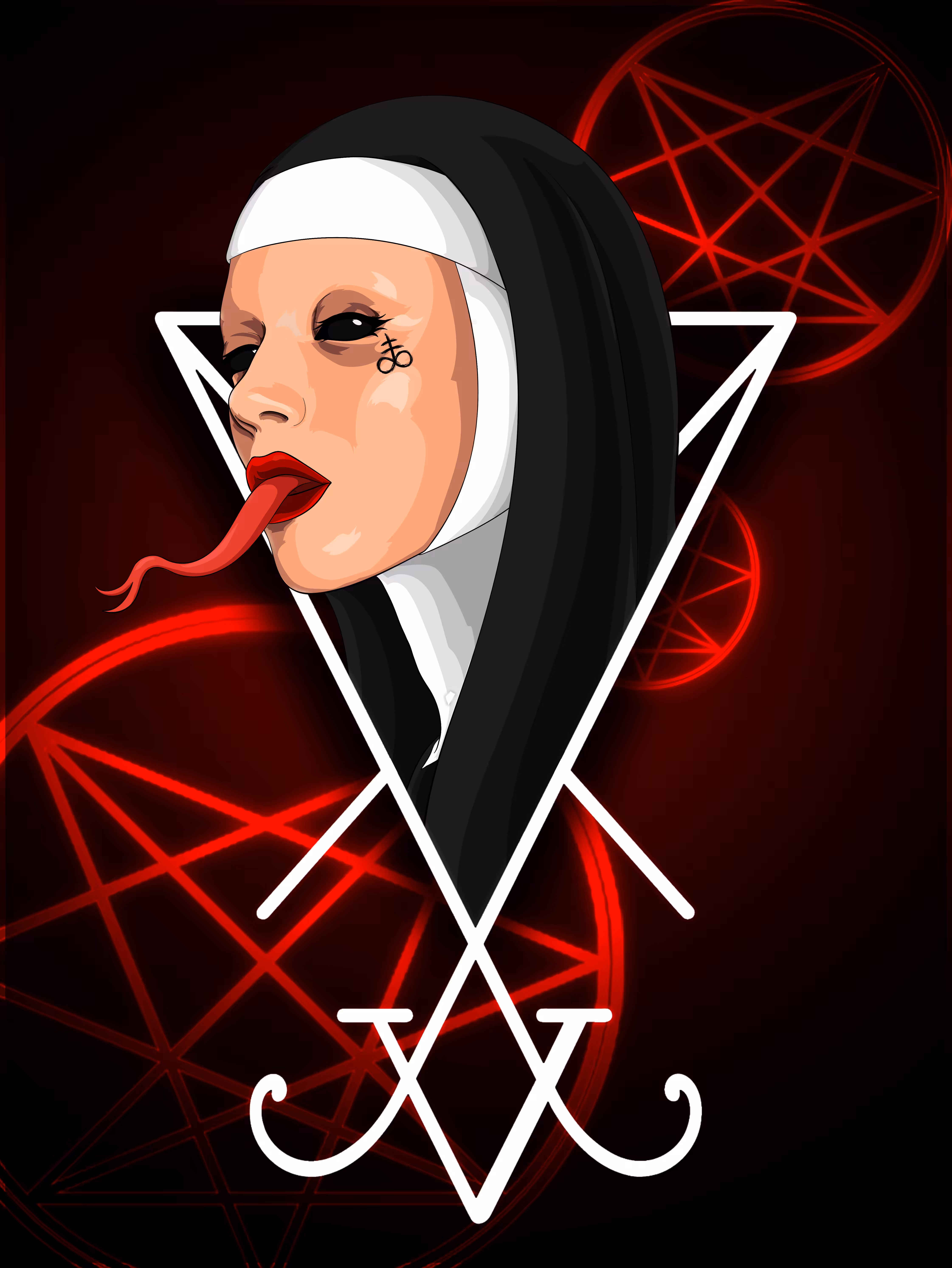 Cute Nun