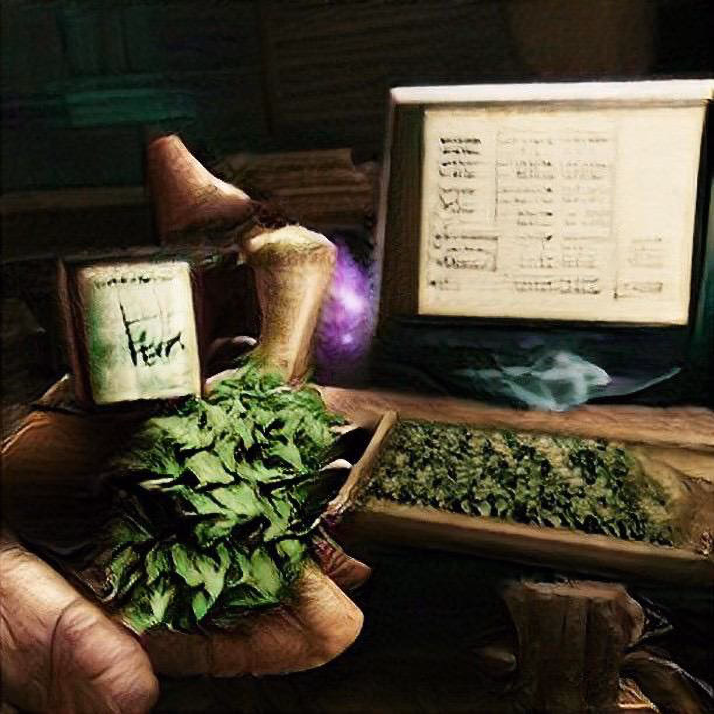 Artificial Dream - text2image: „Herb is more than just a powerful potion" Artificial Dream - text2image by RandomLikeU #05