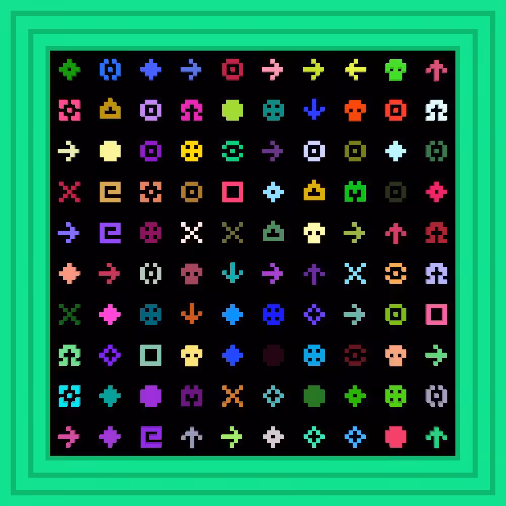 Fuckyouartomatic14369! :: Procedural Symbols #110/1000