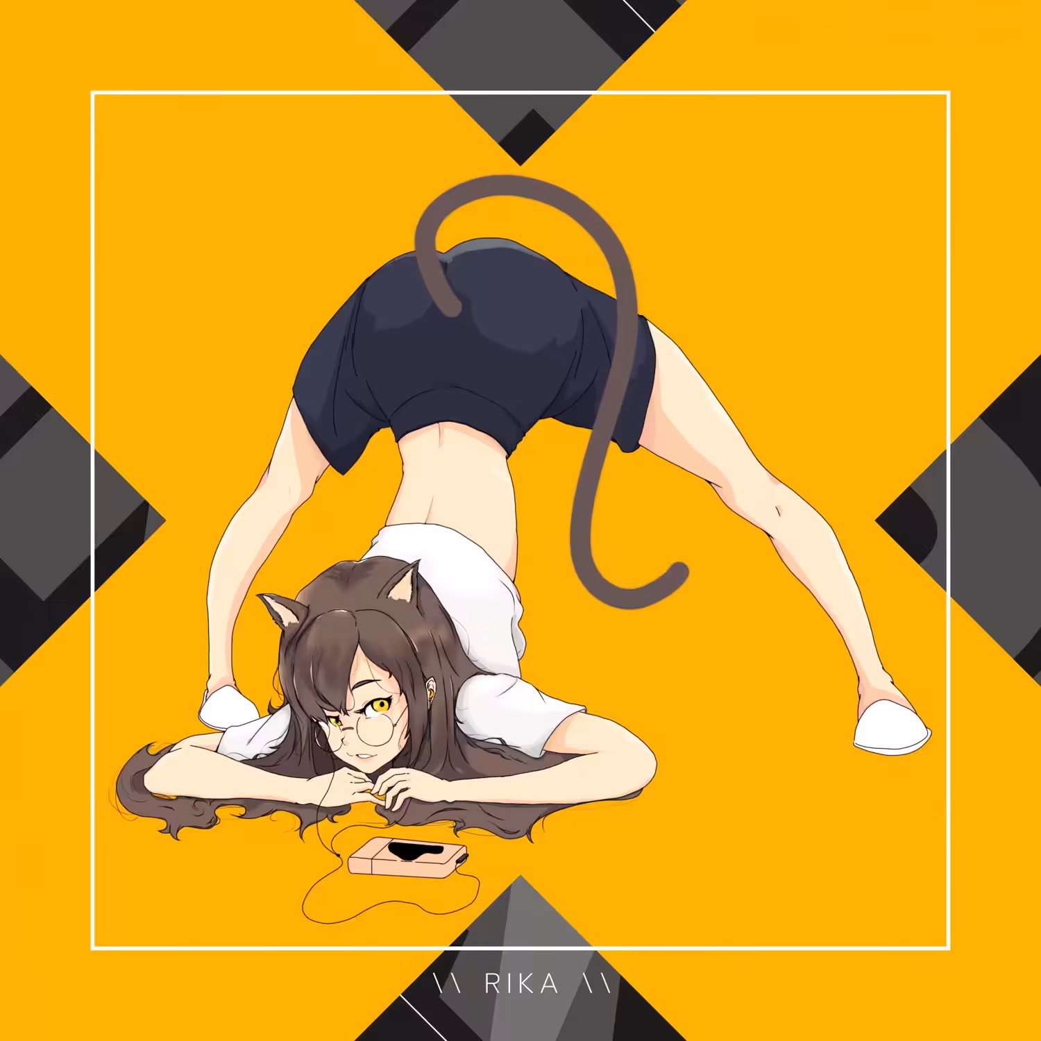Rika - stretching