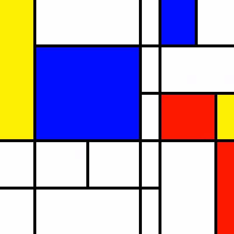 compositioninredblueandyellow.art, (NFT) #96