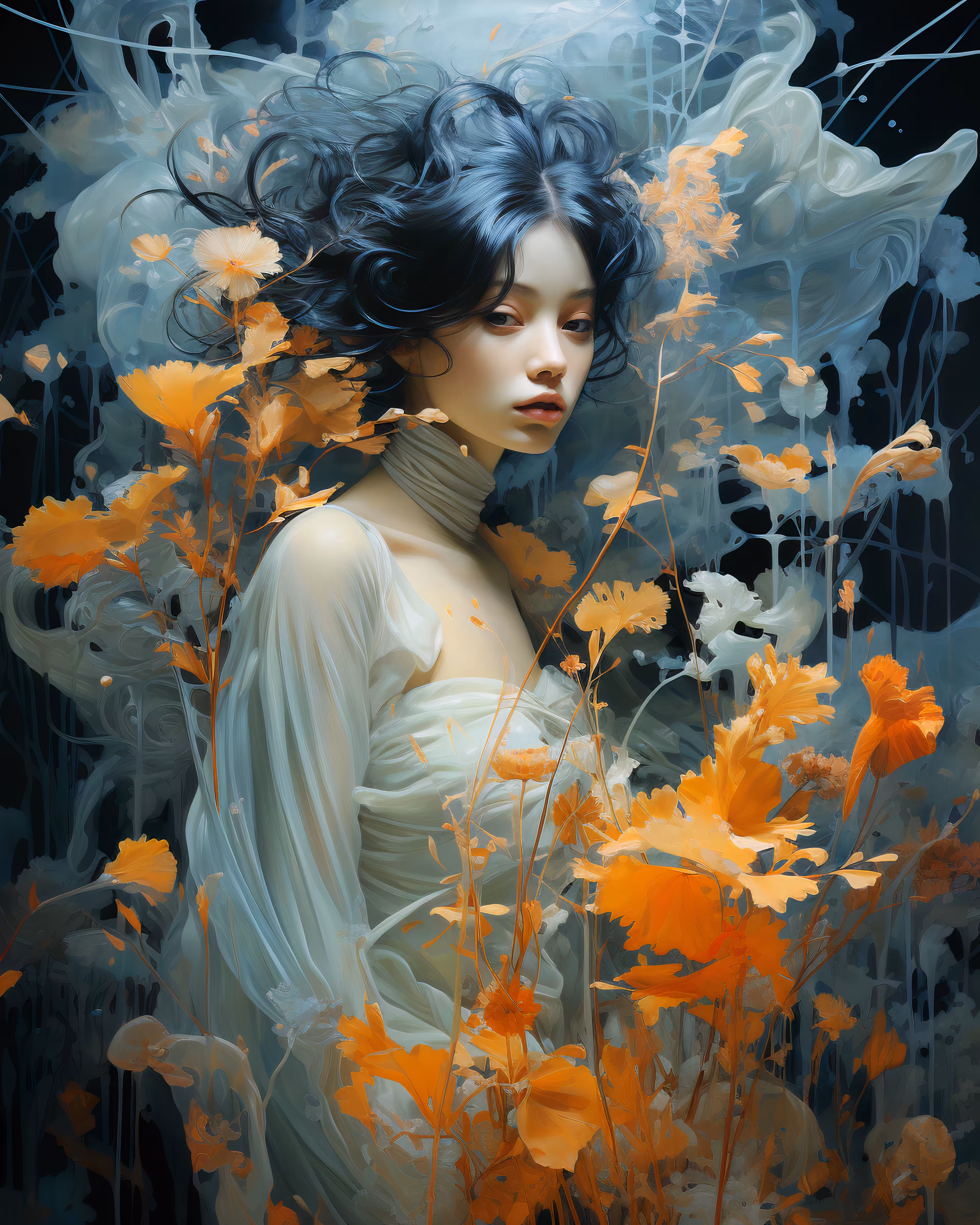 Mysterious Lady. Fantasy #013