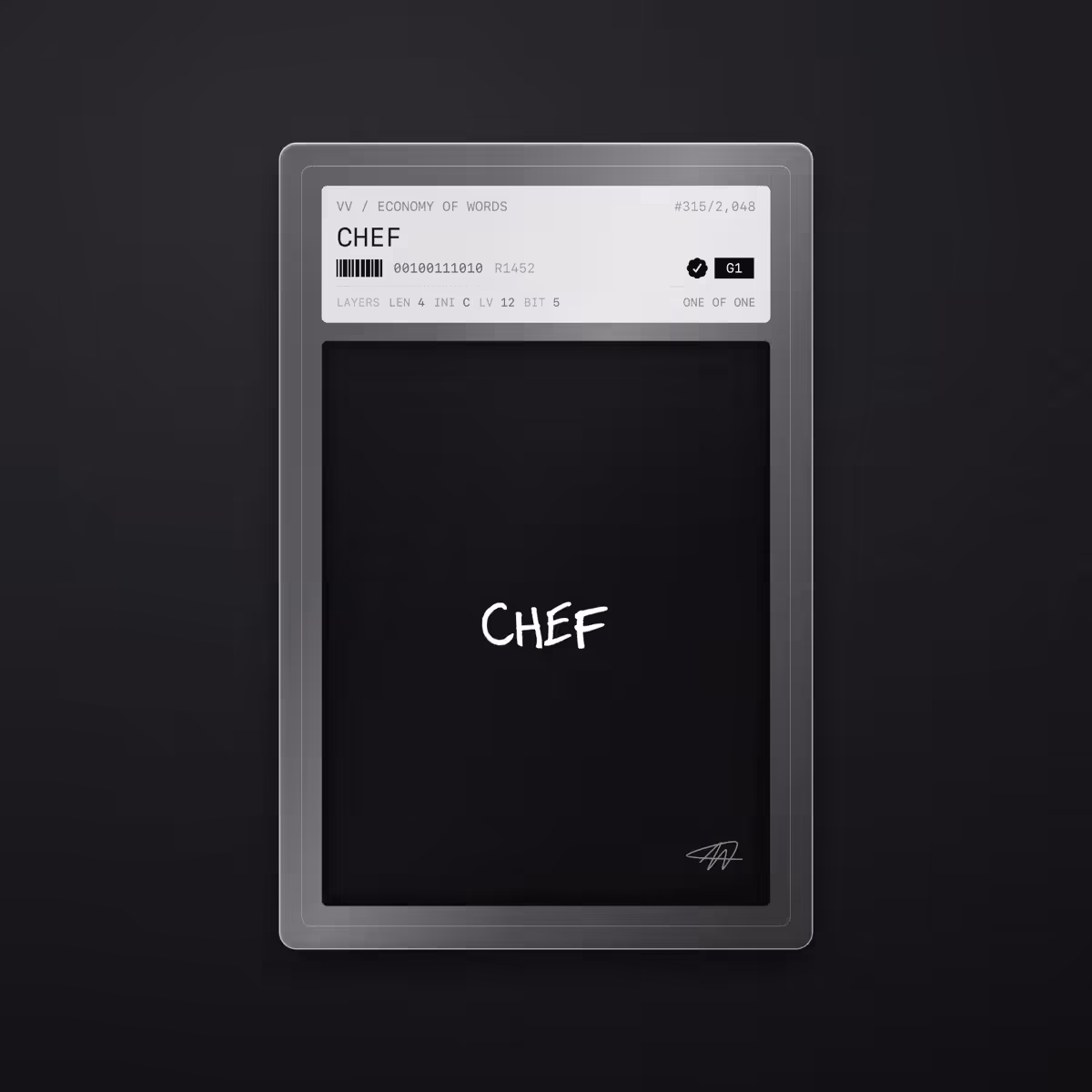 Economy of Words: CHEF · #315