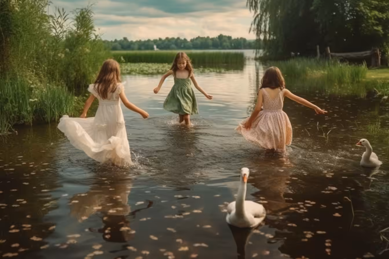 The 3 girls of the lake