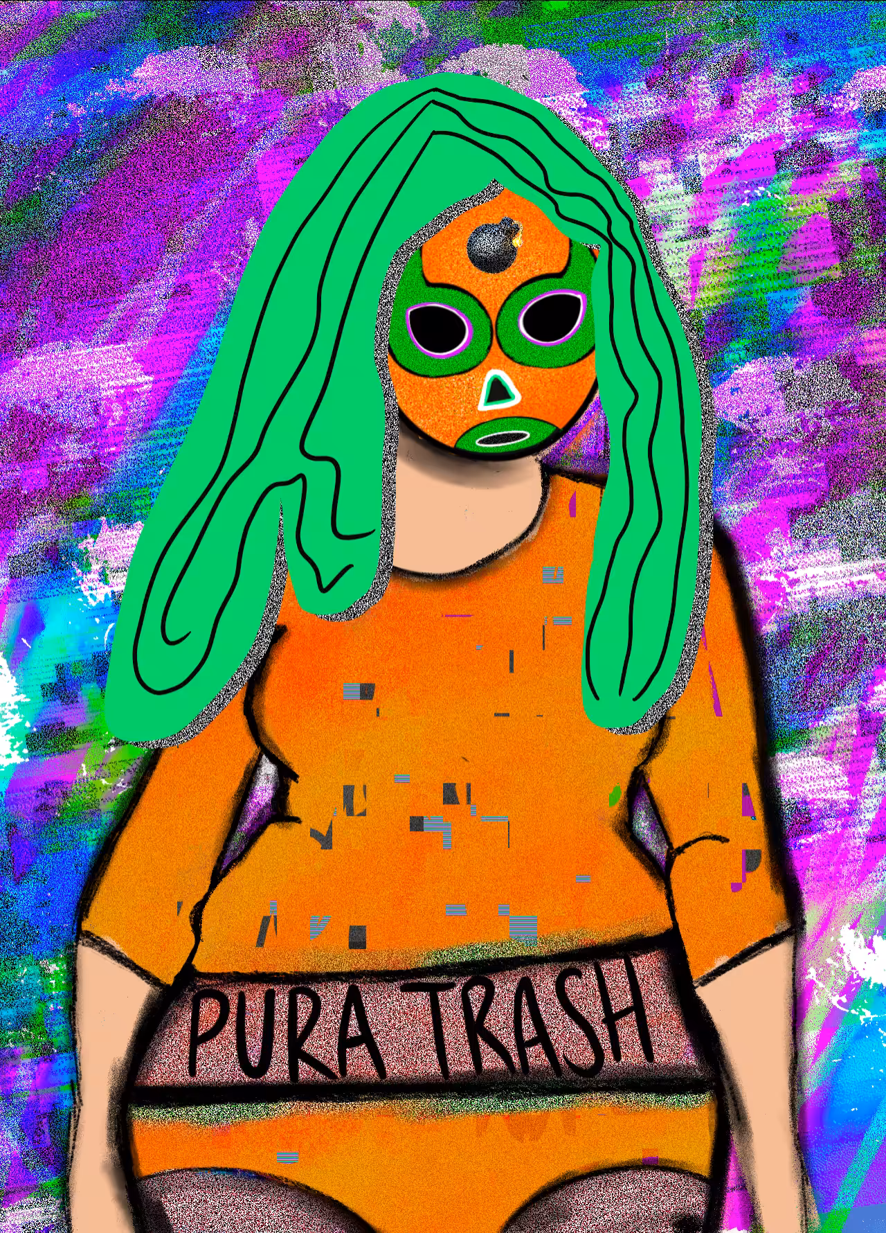 NFT luchadora #110