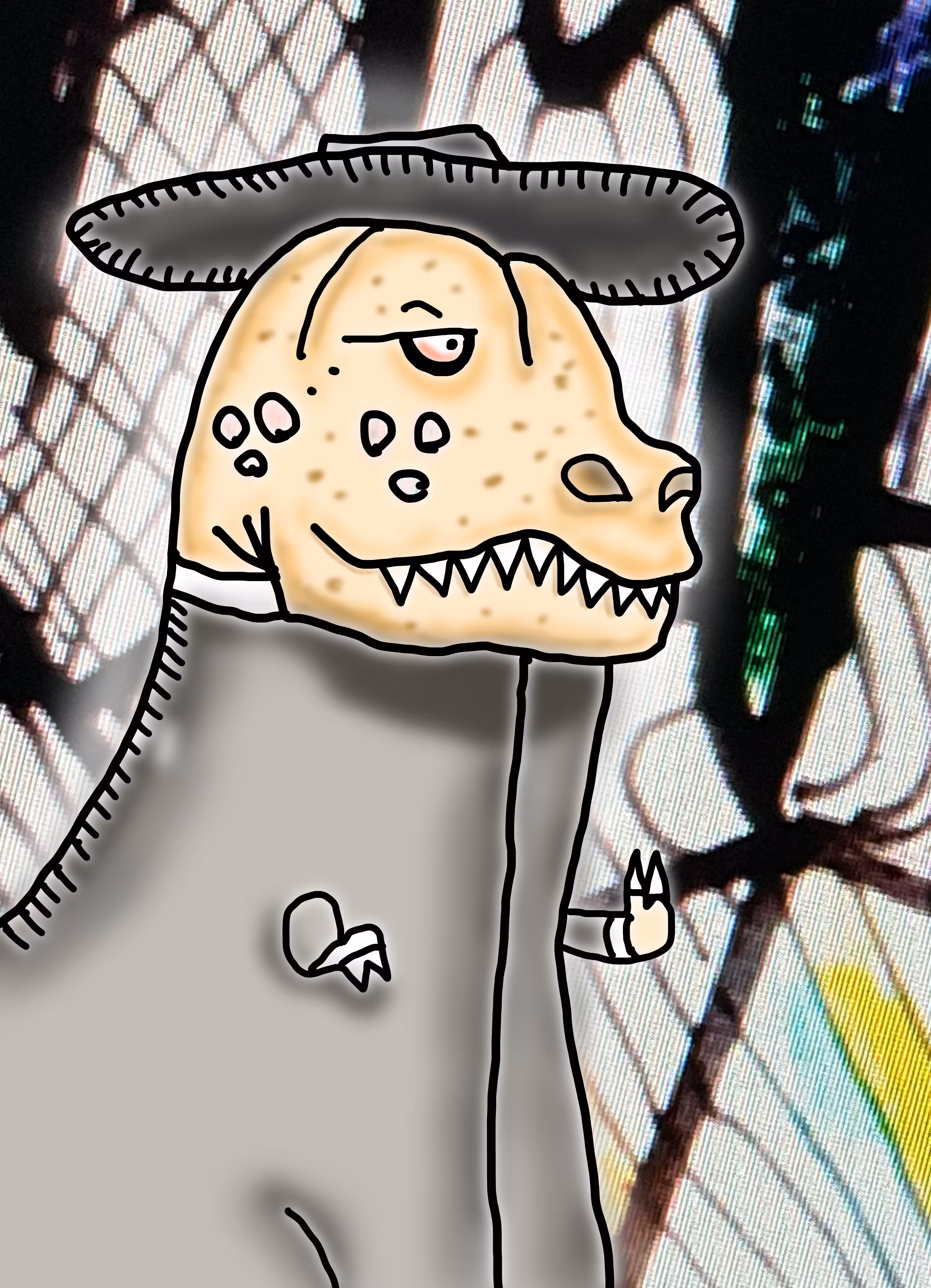 Silly T-Rex No.#74  I’m. kung fu rex