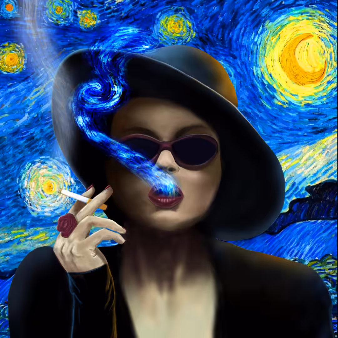 Marla in the Starry Night