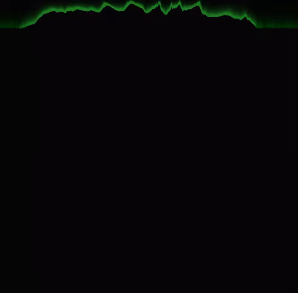 Raining Pixels #107 ForestGreen, Matrix Style
