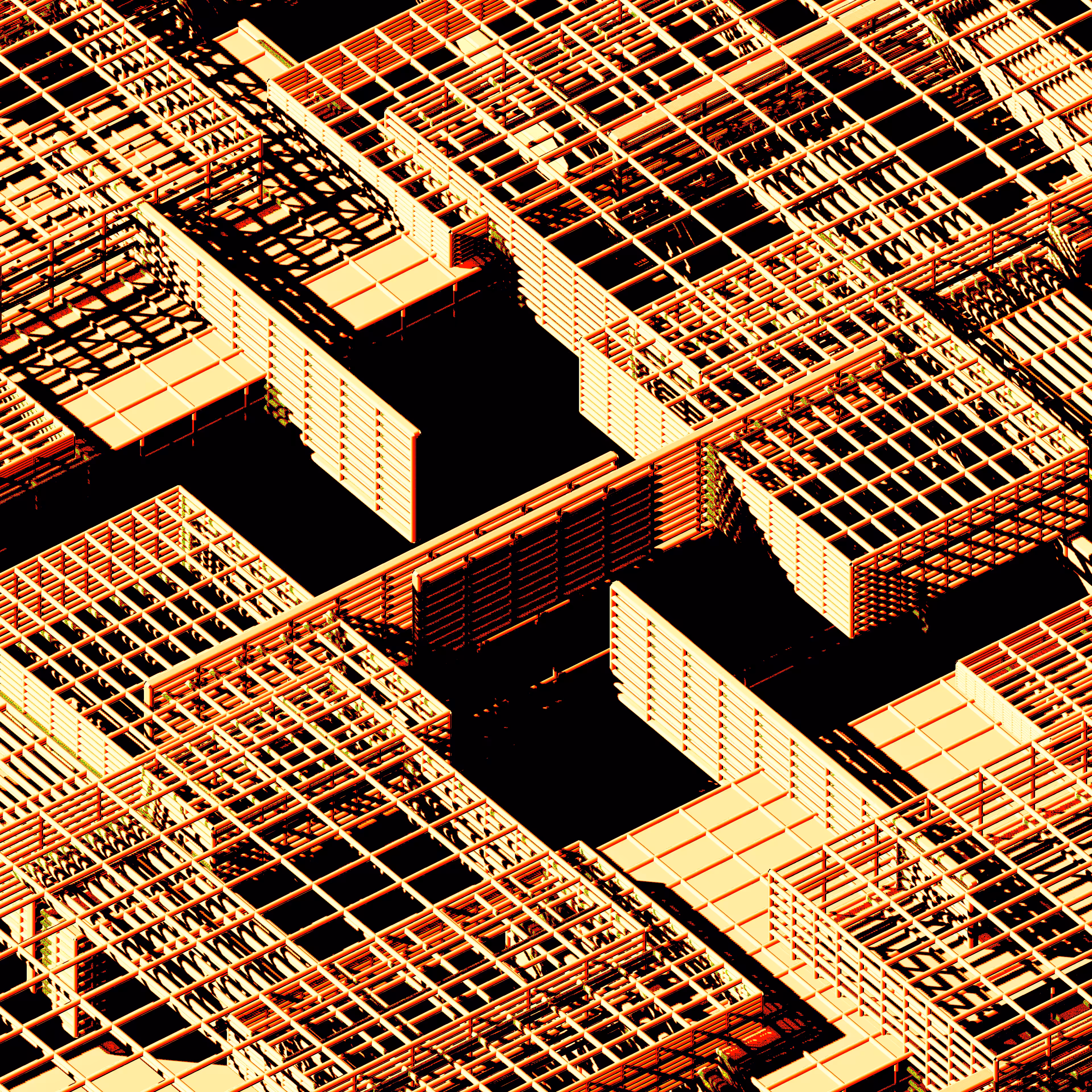 Wireframe City #003