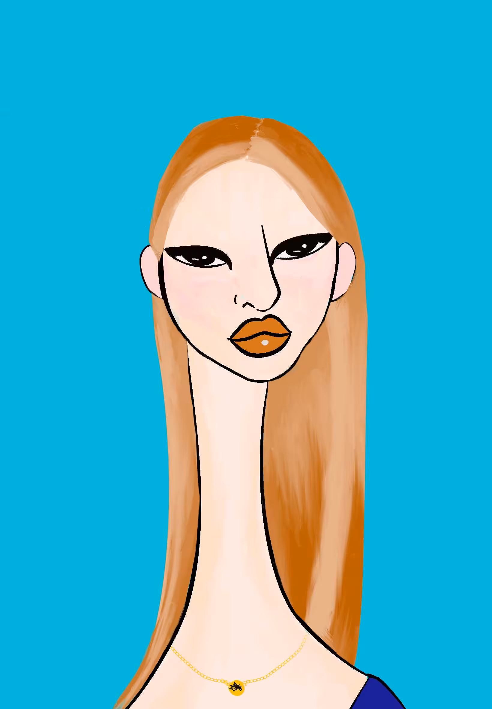 Long Neckie Ladies: Long Neckie Lady #2382
