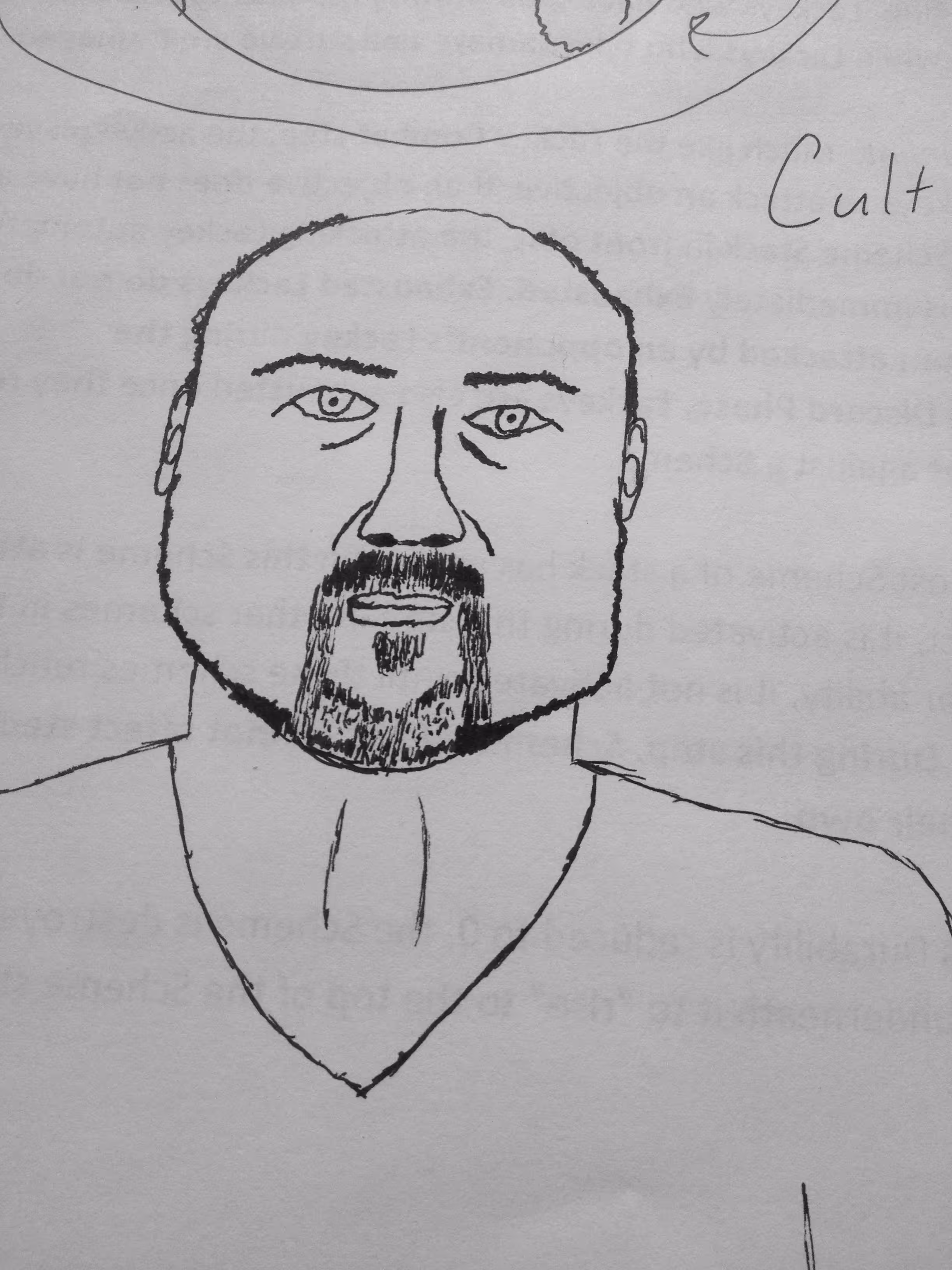 Stefan Molyneux, Portrait, Ink