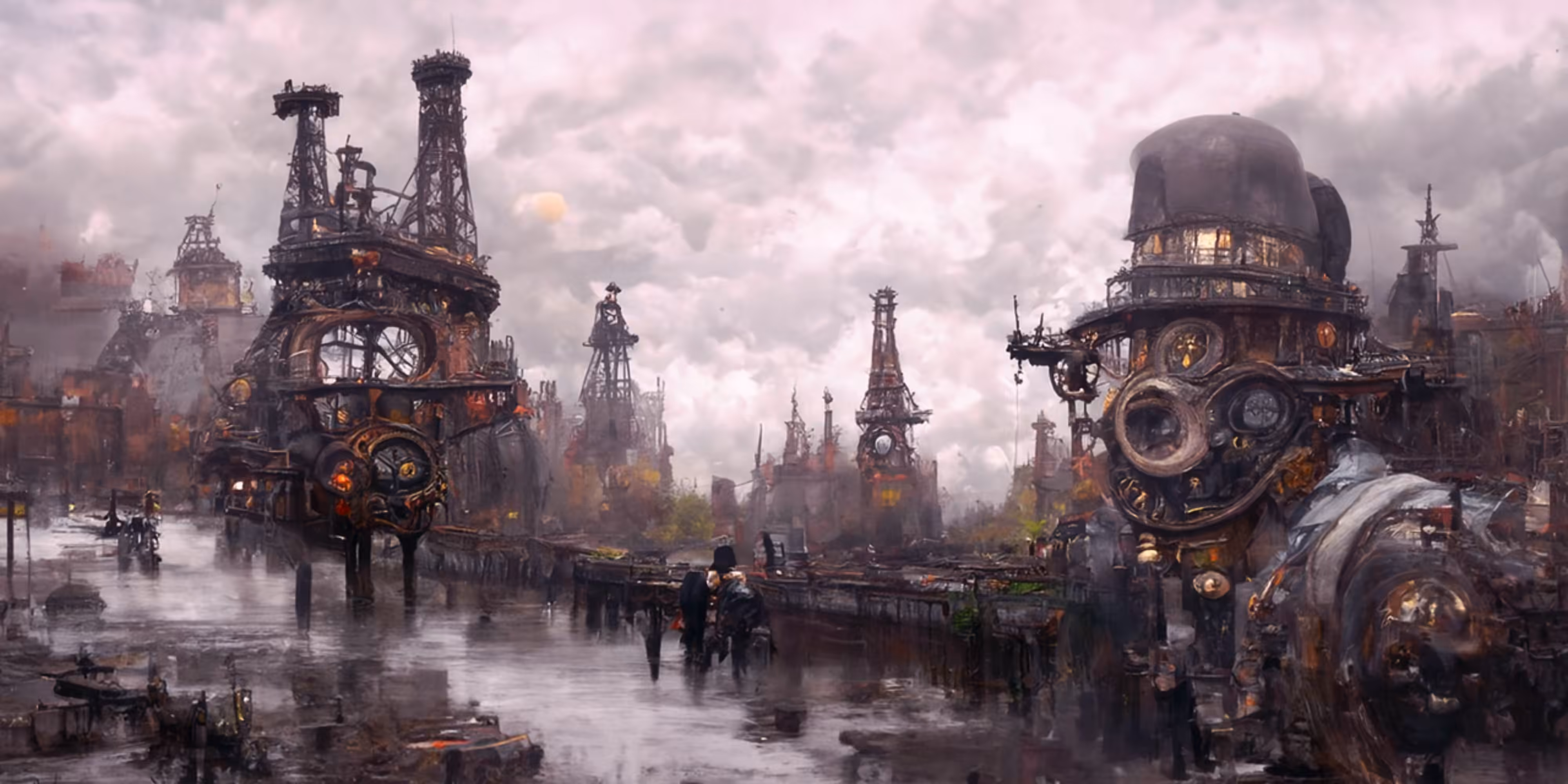 SteamPunk cityScape #014