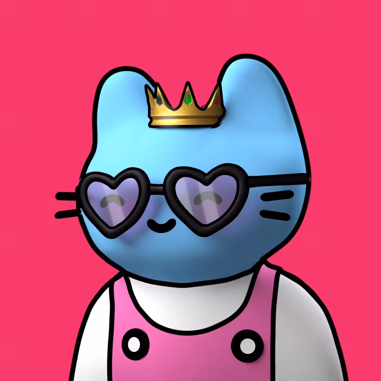 #6092 Cool Cats NFT 3D (MT-LE)