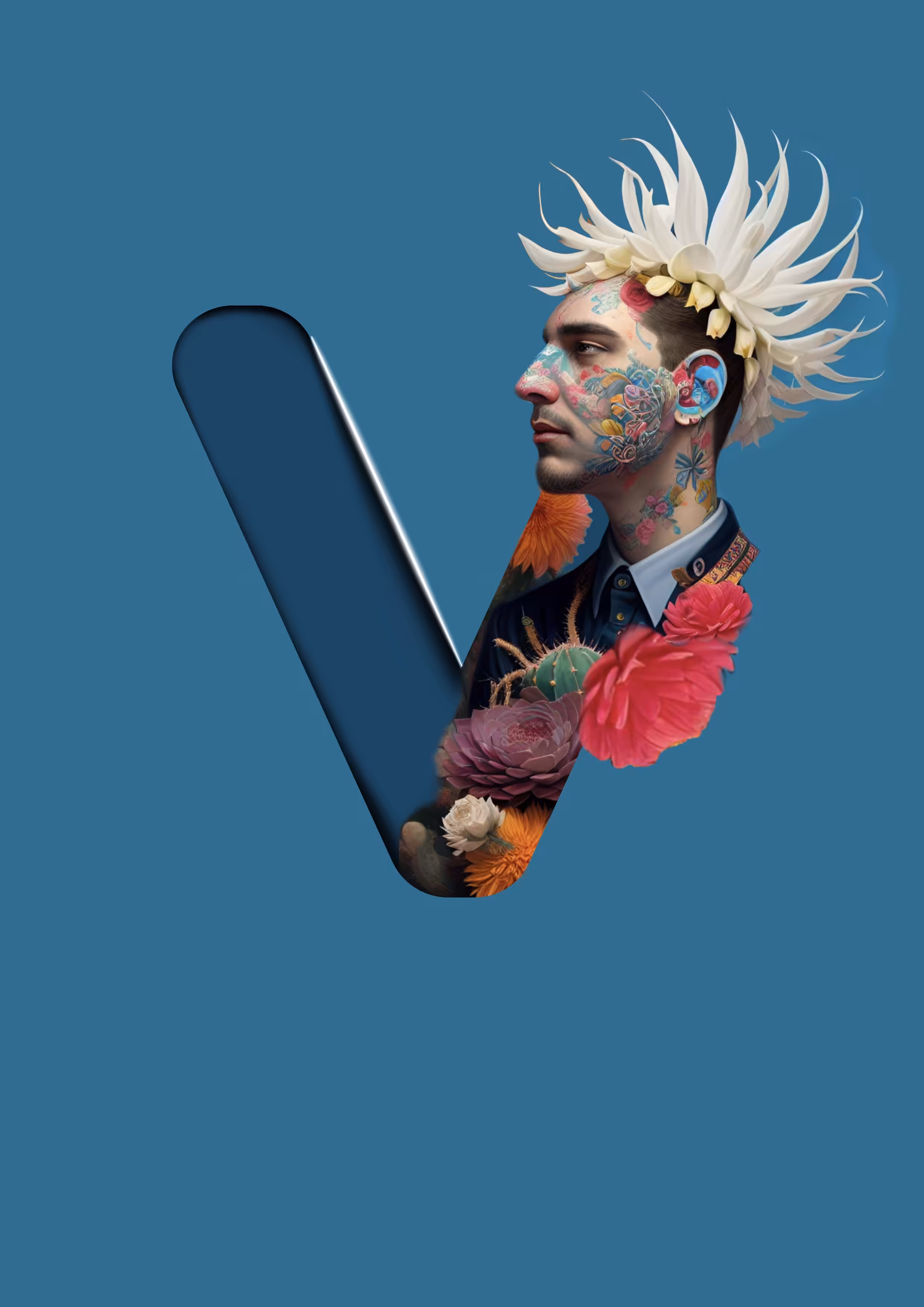V