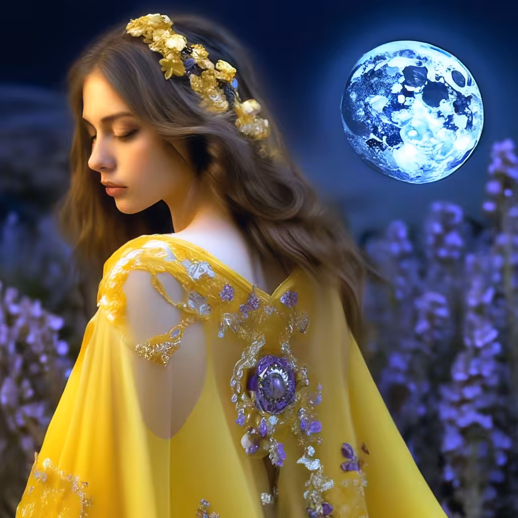 Yellow under the Moon