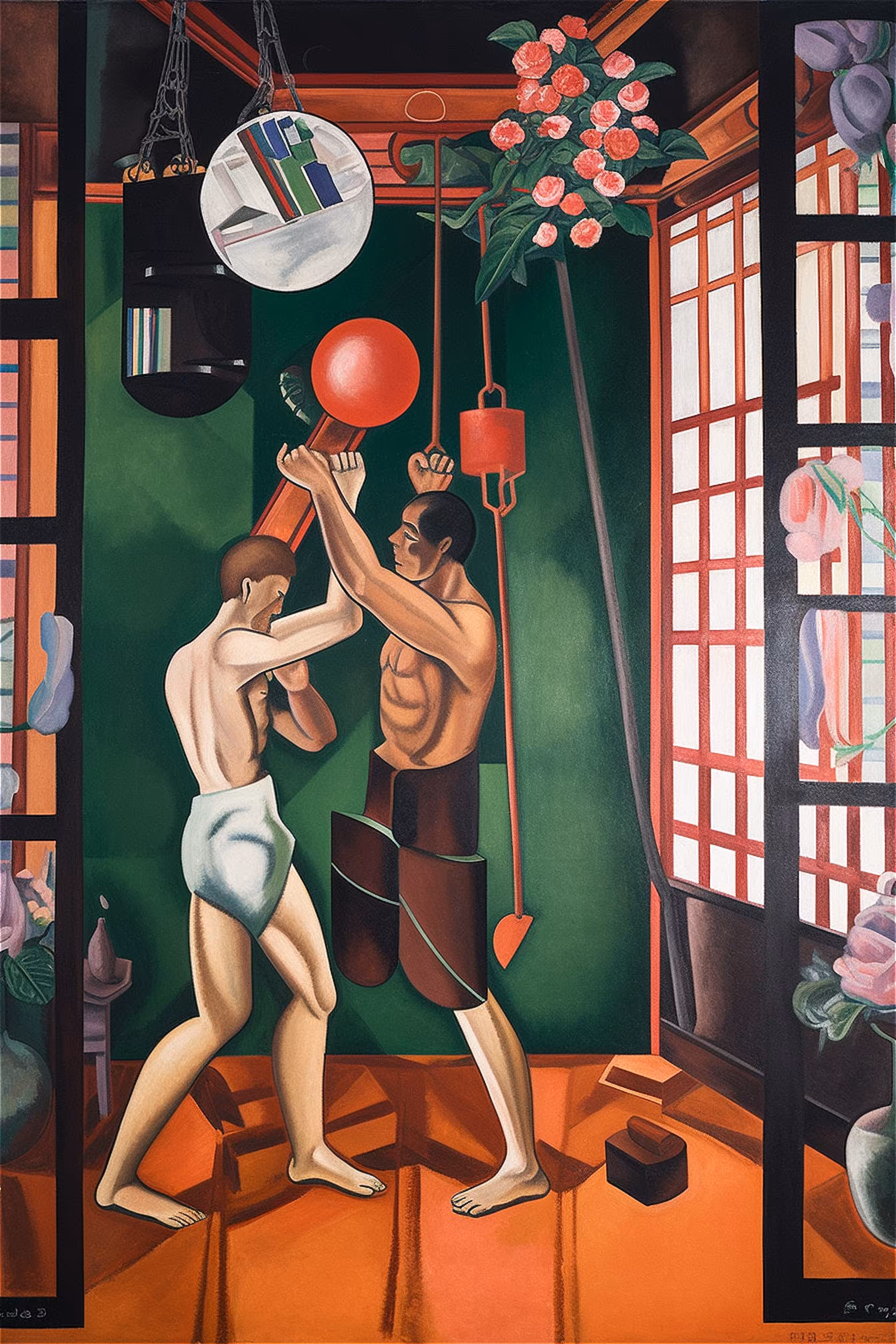 Scene from the Dohyo - Traditional wrestling ring