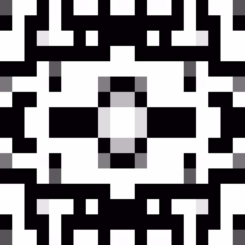QR Glyphs Invaders #36
