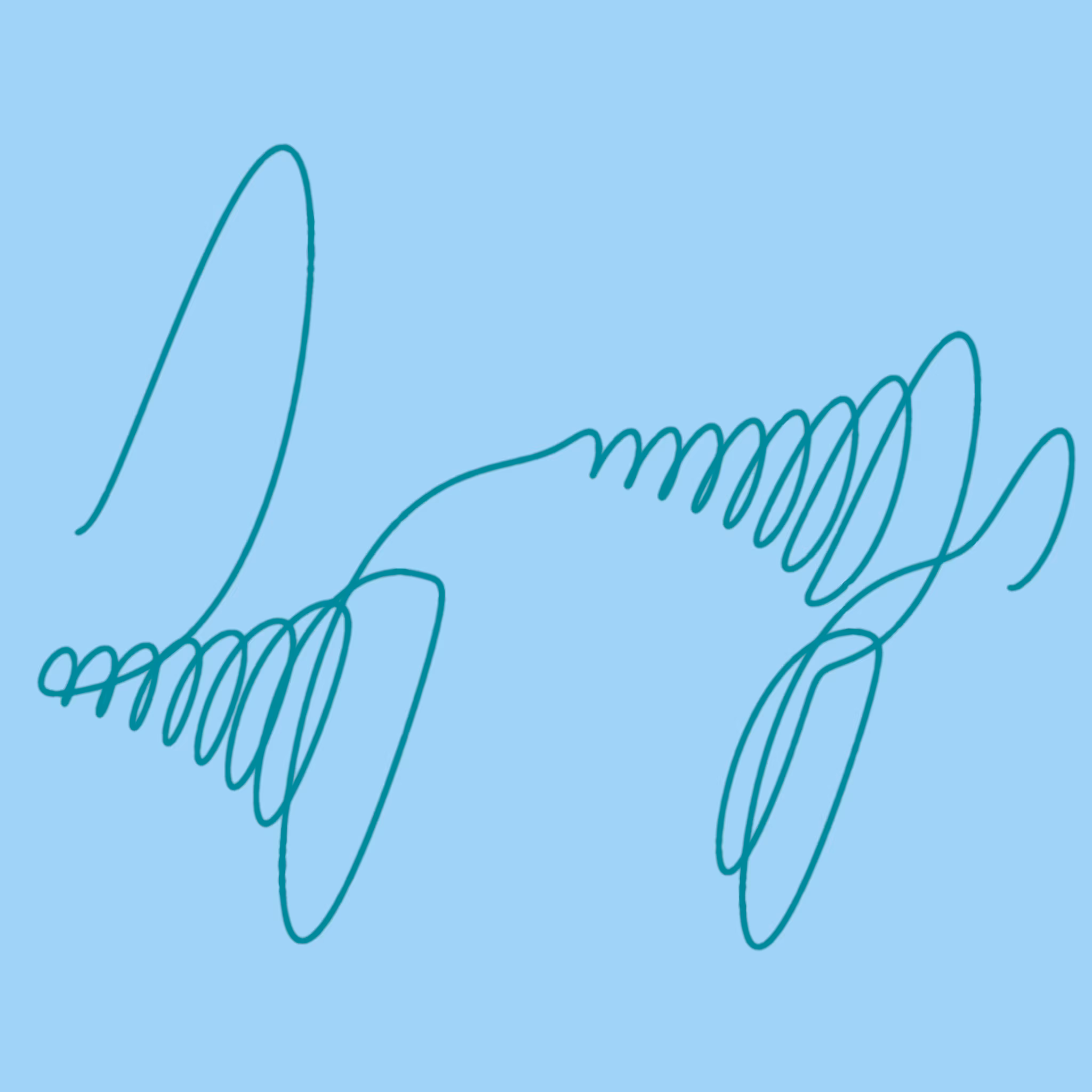 Lorenz Attractor in Blue