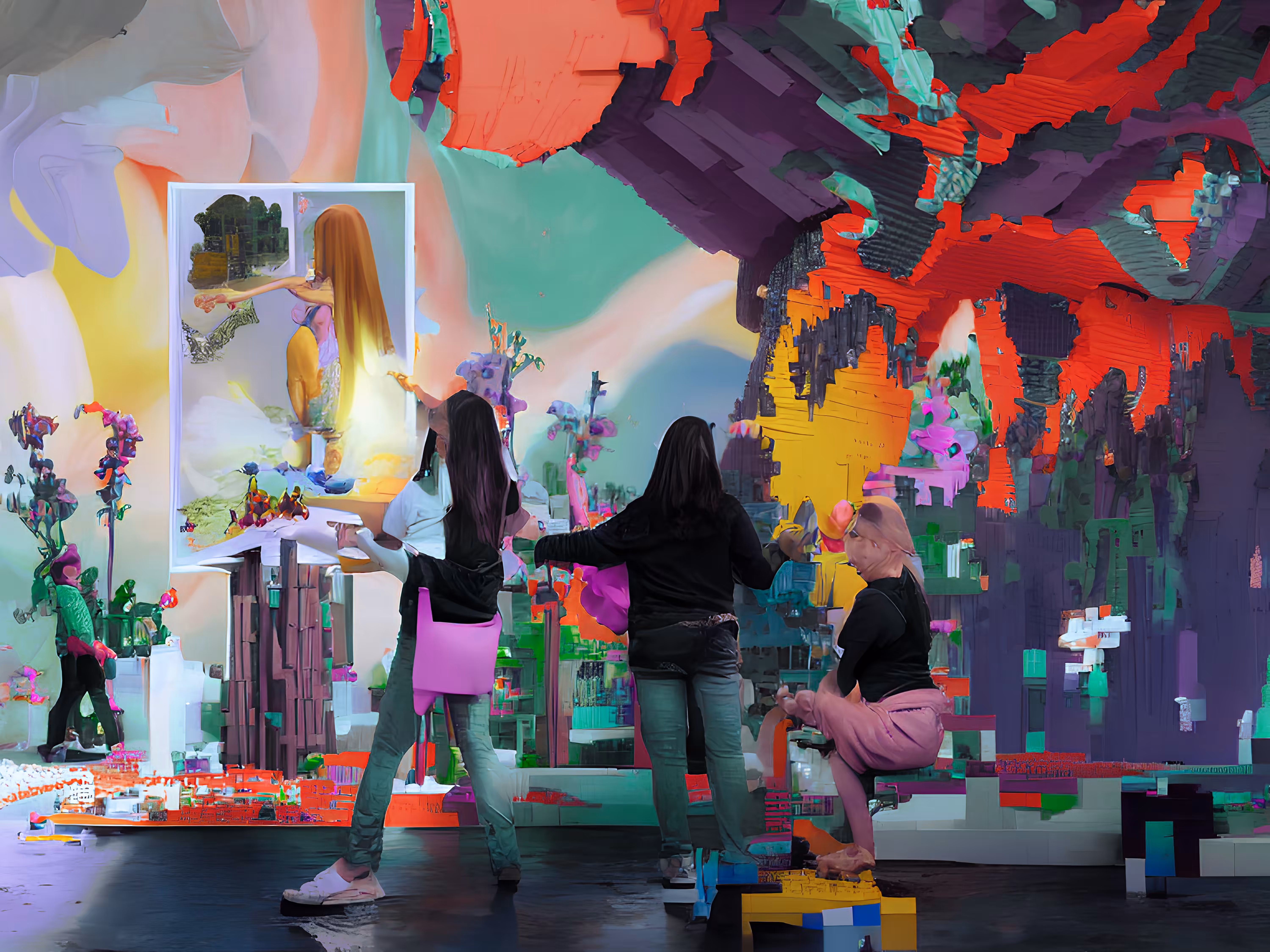 Artist, curator and viewer