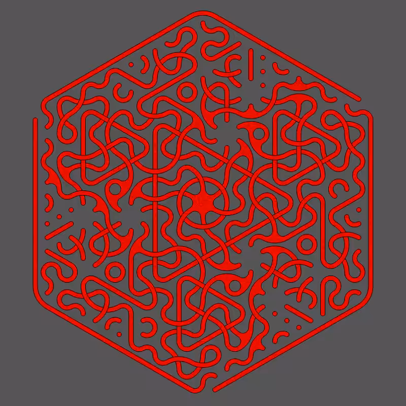 Threefold Symmetry - Dark Variations #308