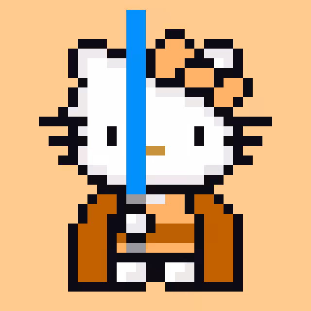 Henllo Kitty Jedi #011