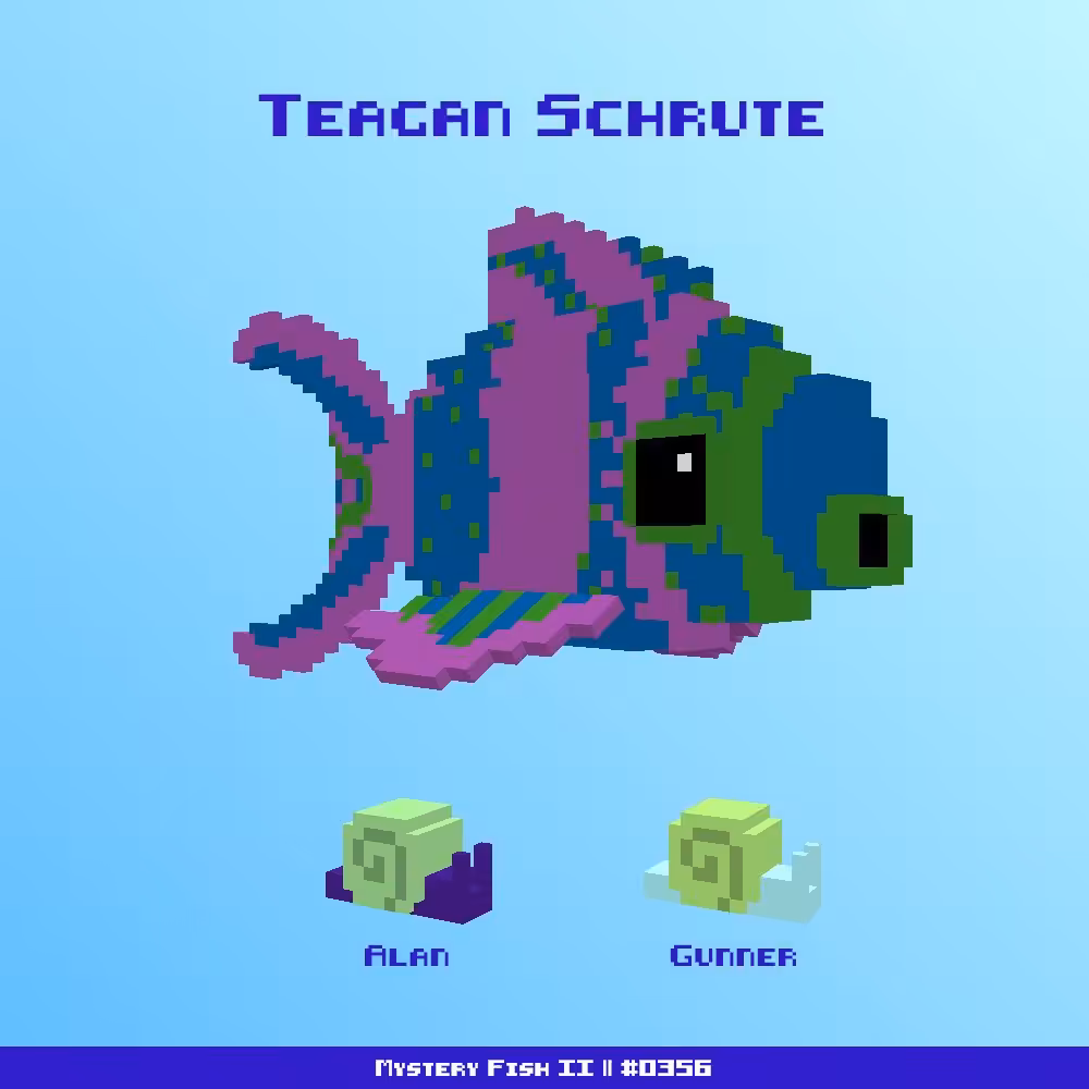 Teagan Schrute :: Mystery Fish 0356/1000 