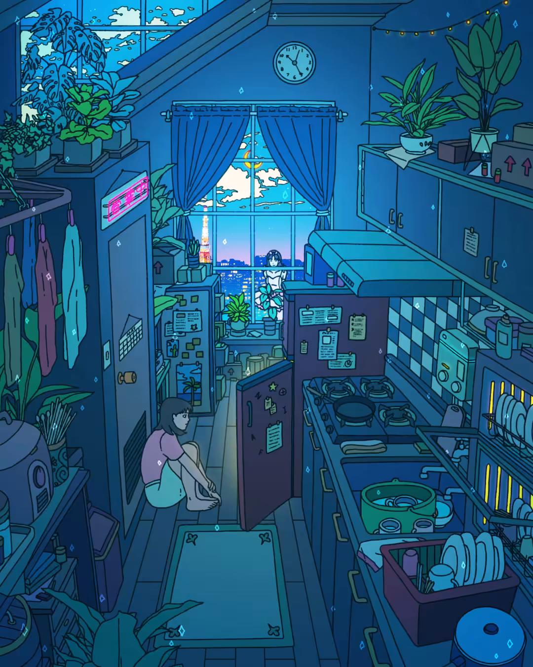Blue Kitchen