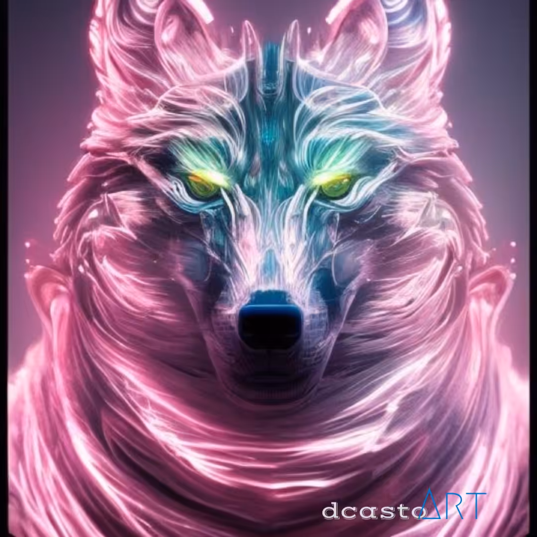 Pinkified Wolf