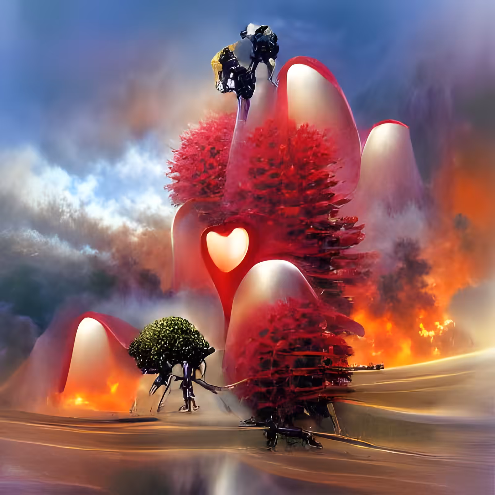 Trees Exploding with Love