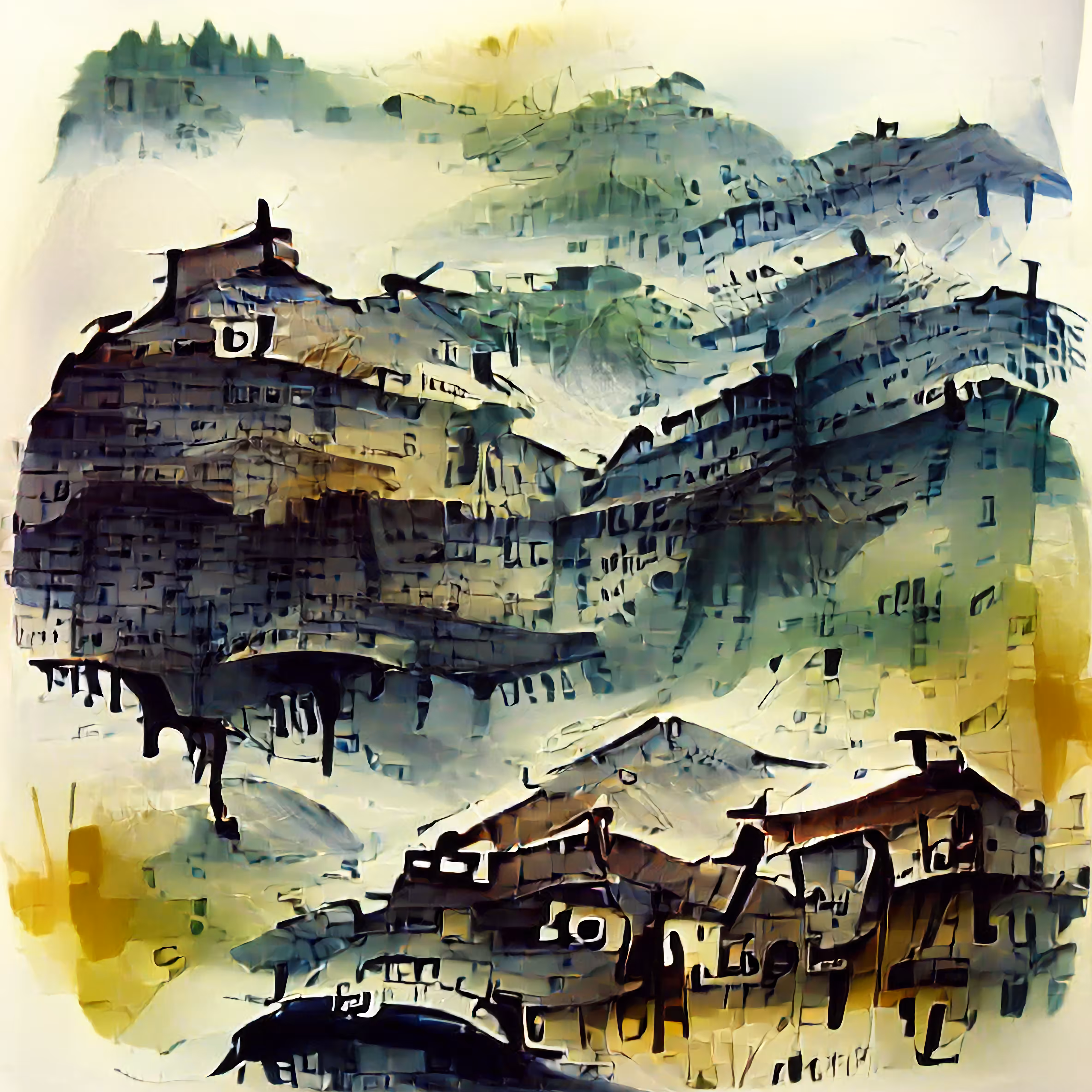 Dwellings Along the Bluff