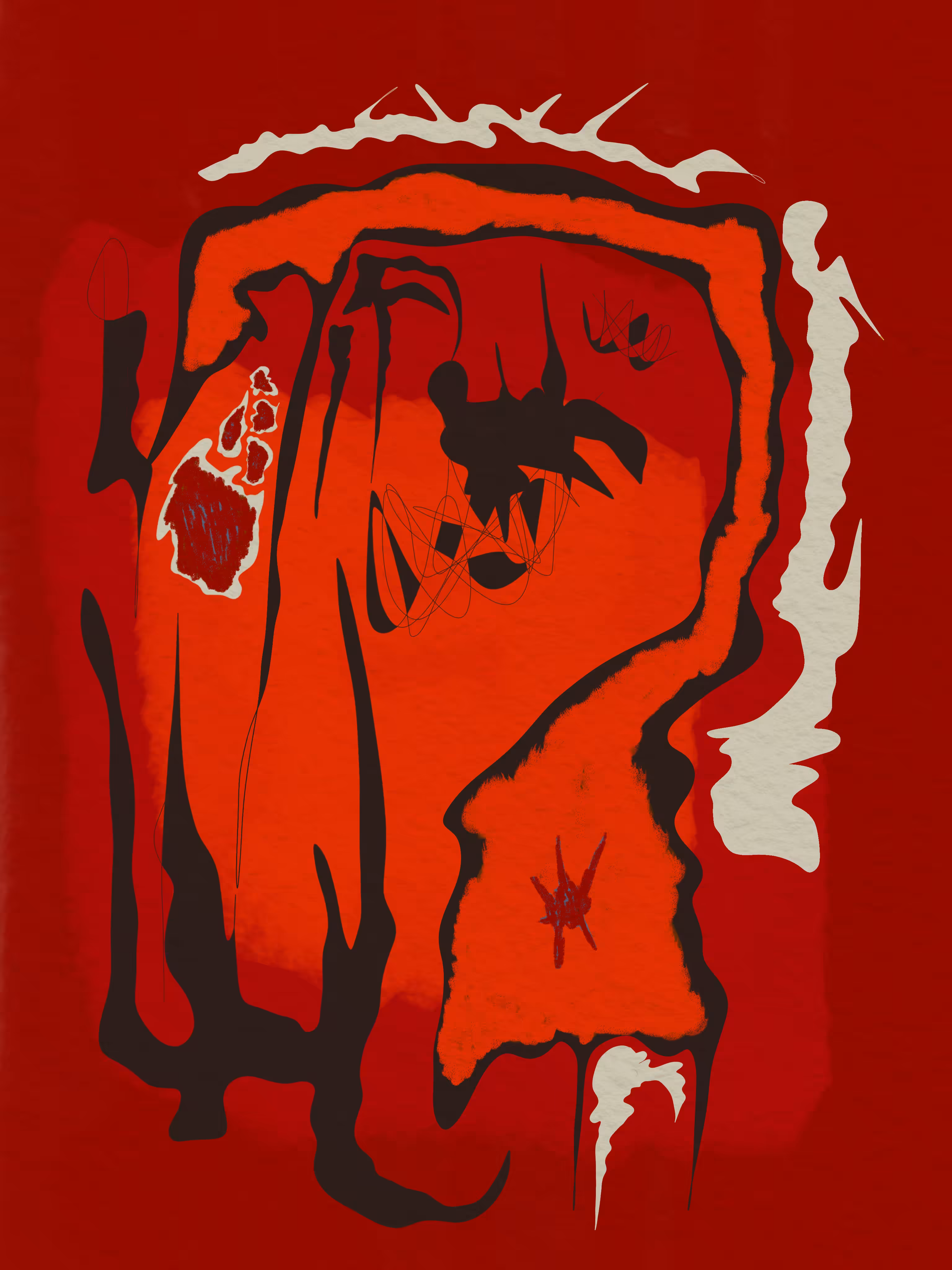 red on red