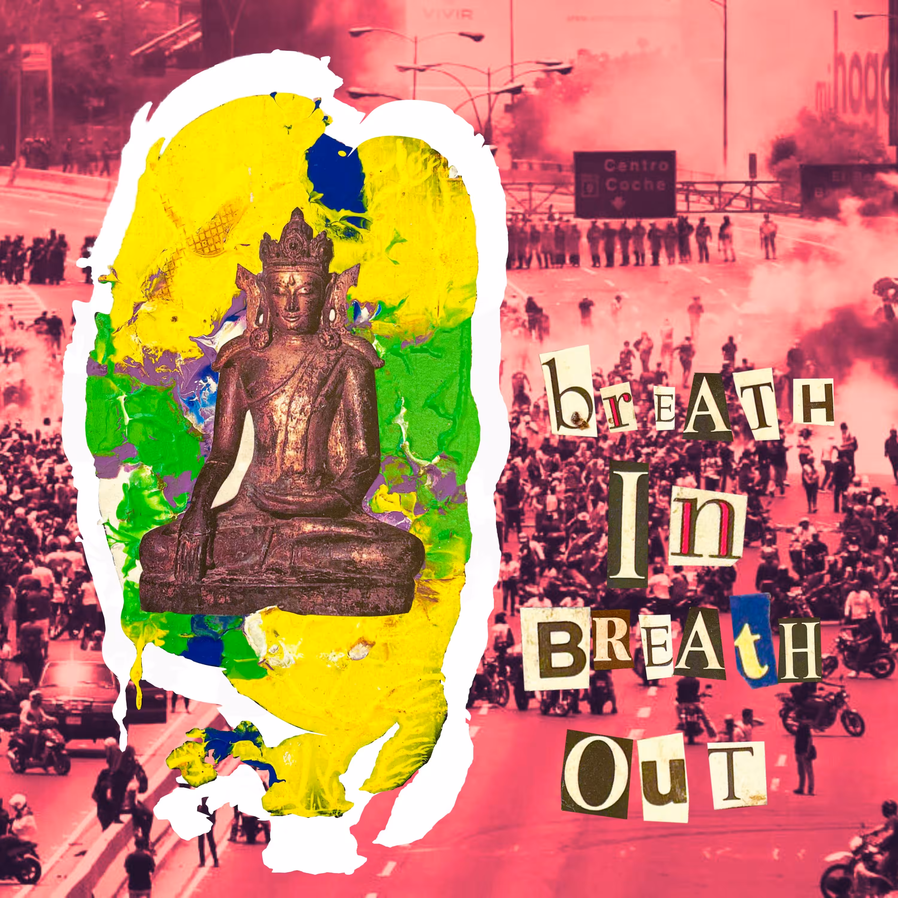  C.A.F ===== COLLAGEASFUCK: BREath iN BREath out '''Meditation in Times of Conflict'''