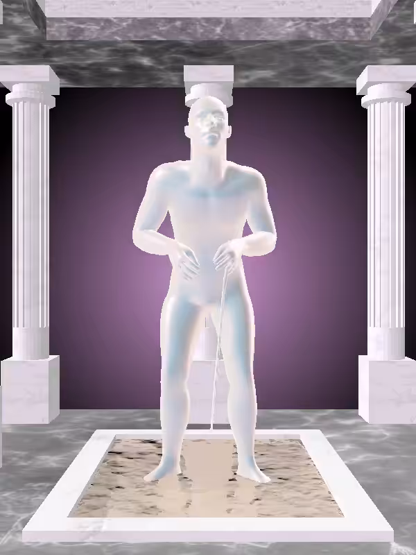 The Old Pastel Pearl Man #7114