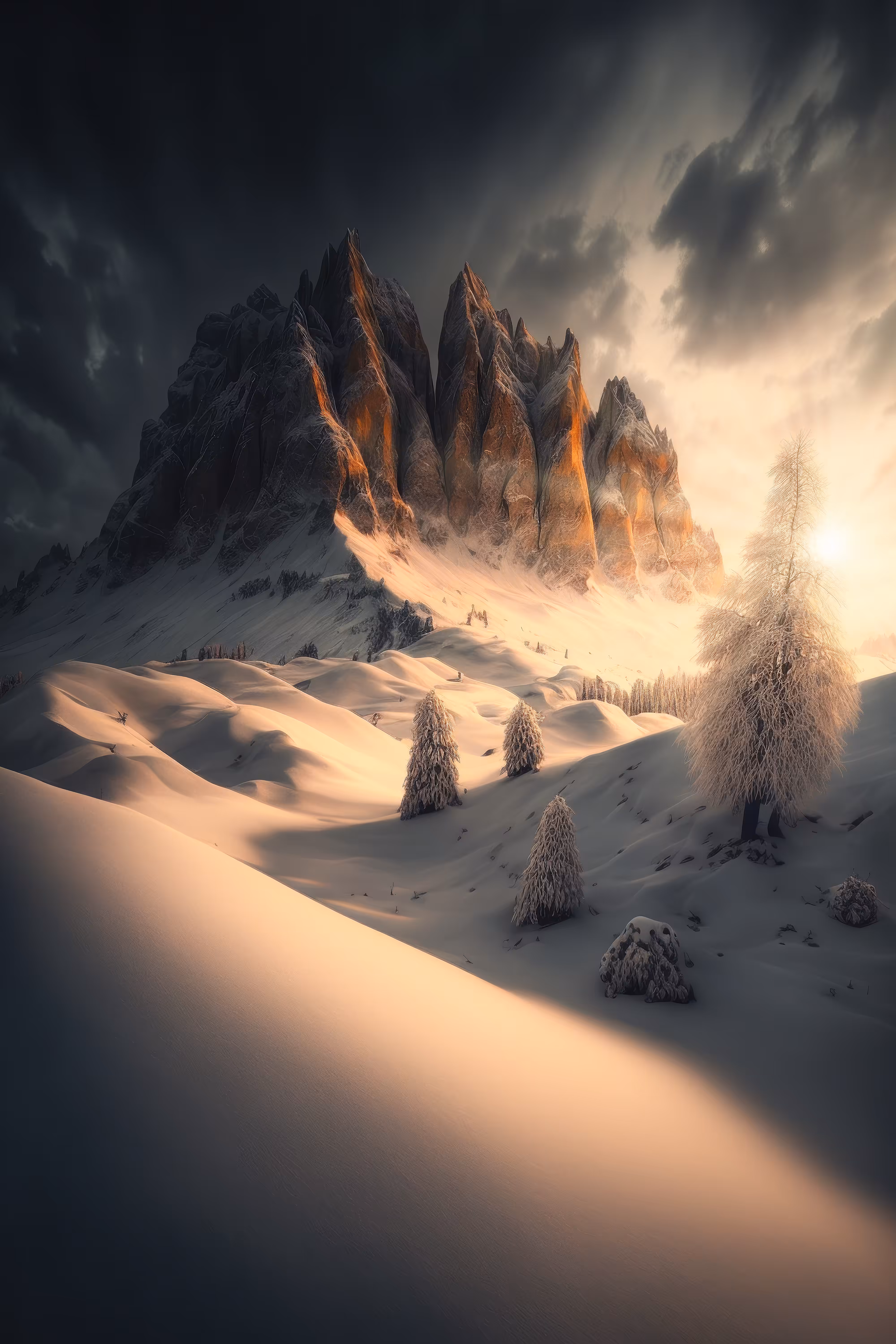 Artifical Intelligence ART: Winter Moments