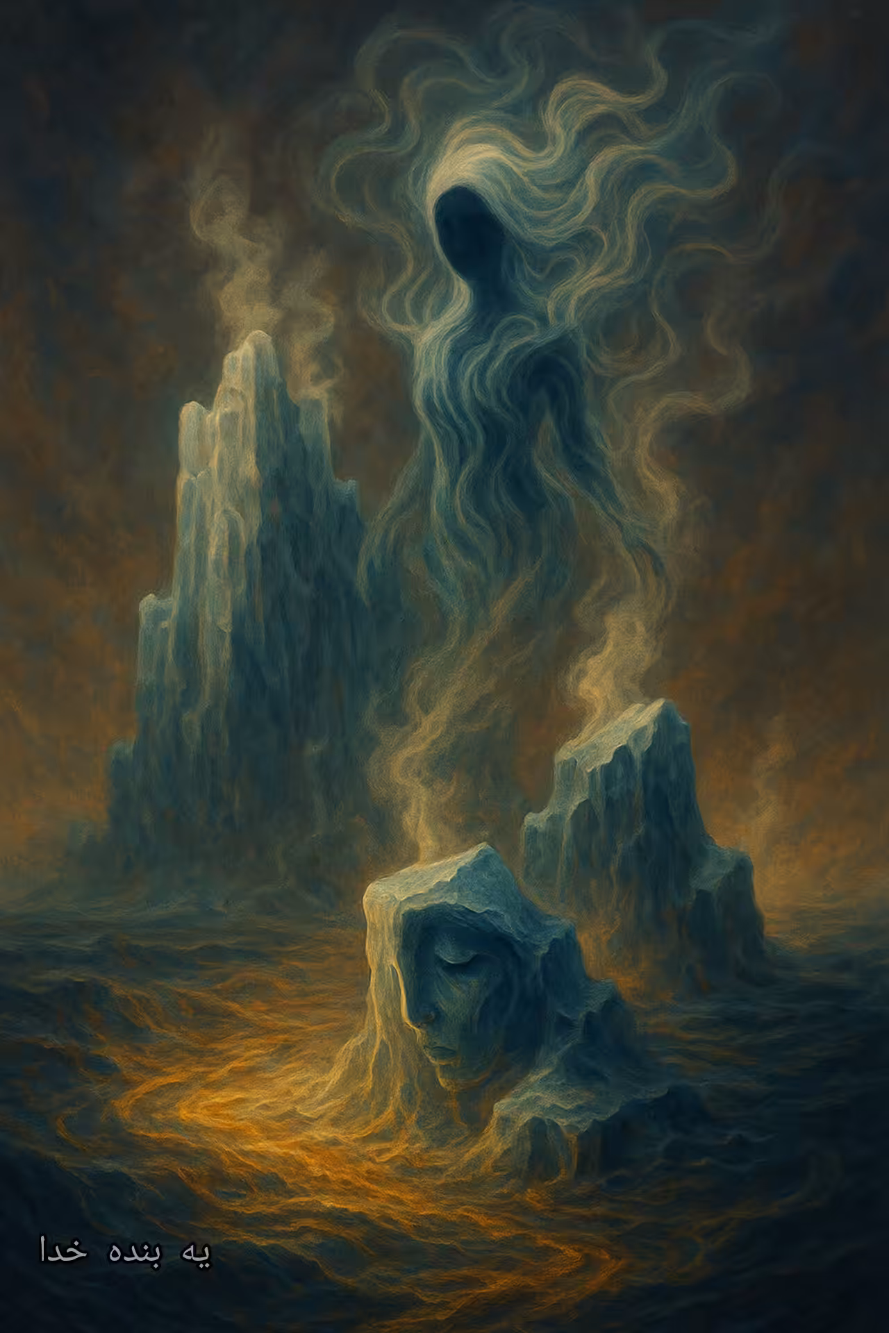   Icy Castle in Fire قلعه یخی در آتش