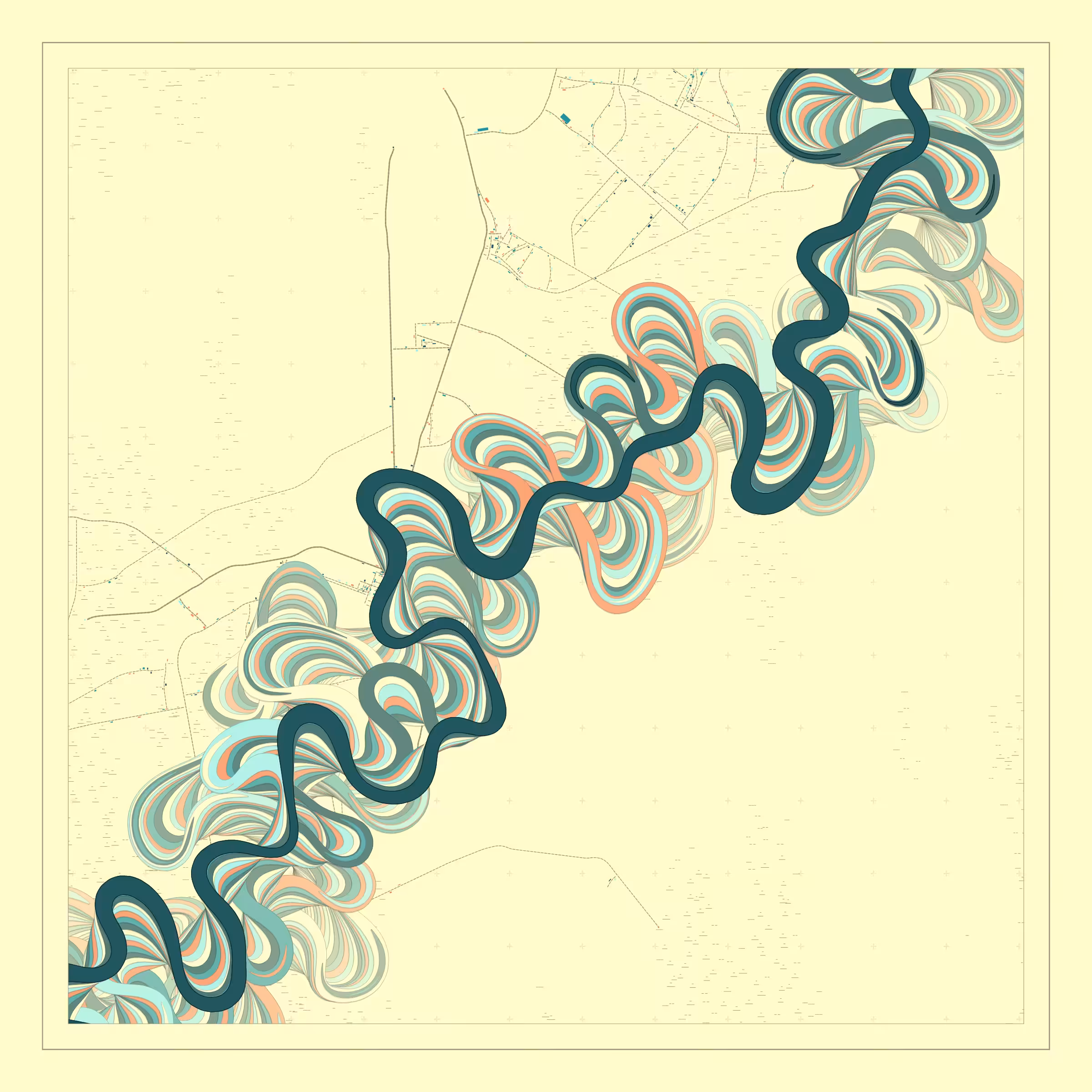 Ancient Courses of Fictional Rivers #100