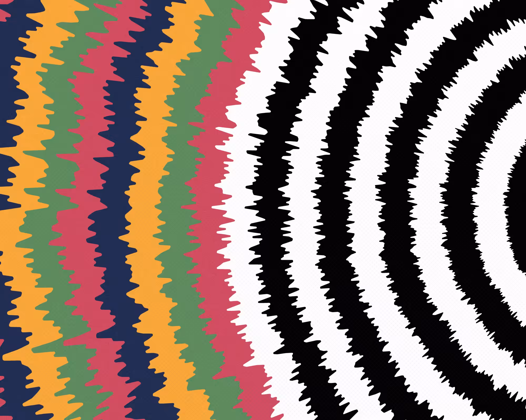 Alternating bands of color #196