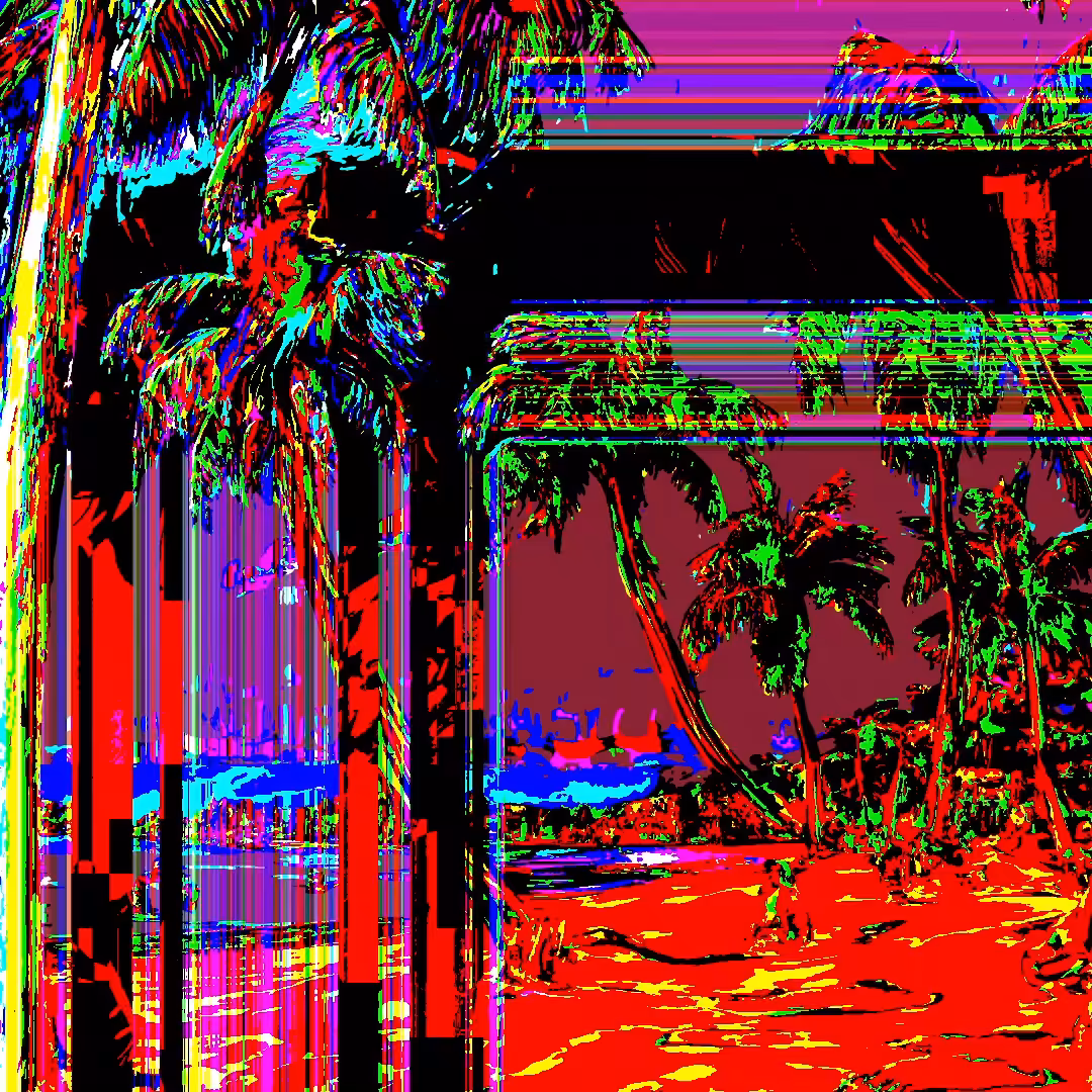 Midnight on the beach