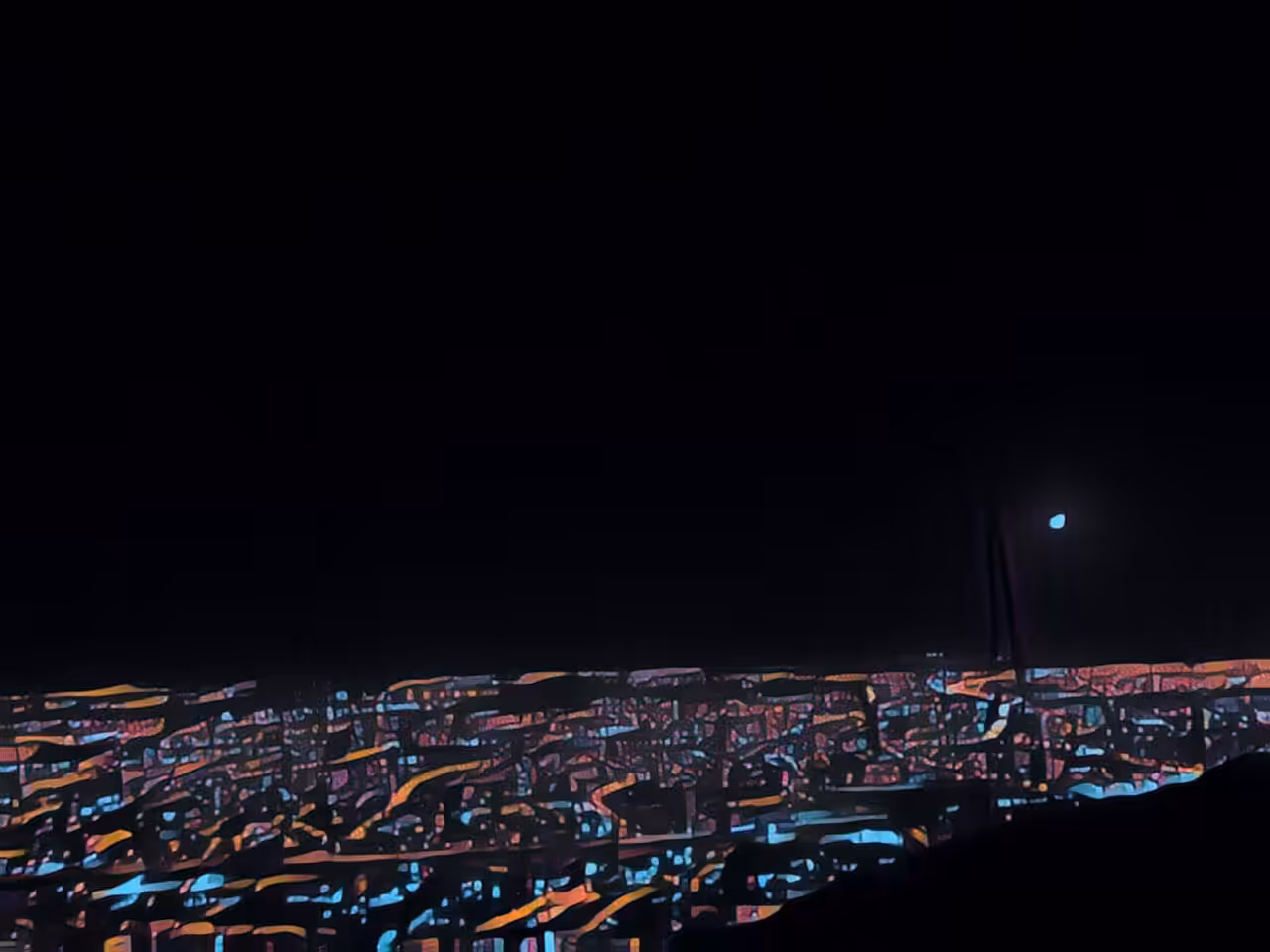 The moon