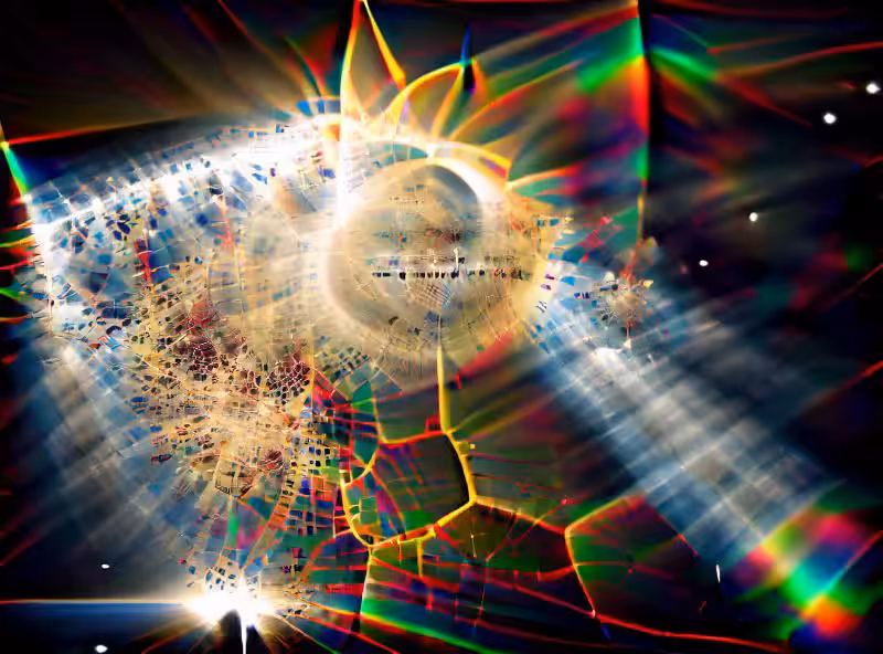 Abraham's First Works: Light Shining Brighter Than The Sun Through the Cosmos