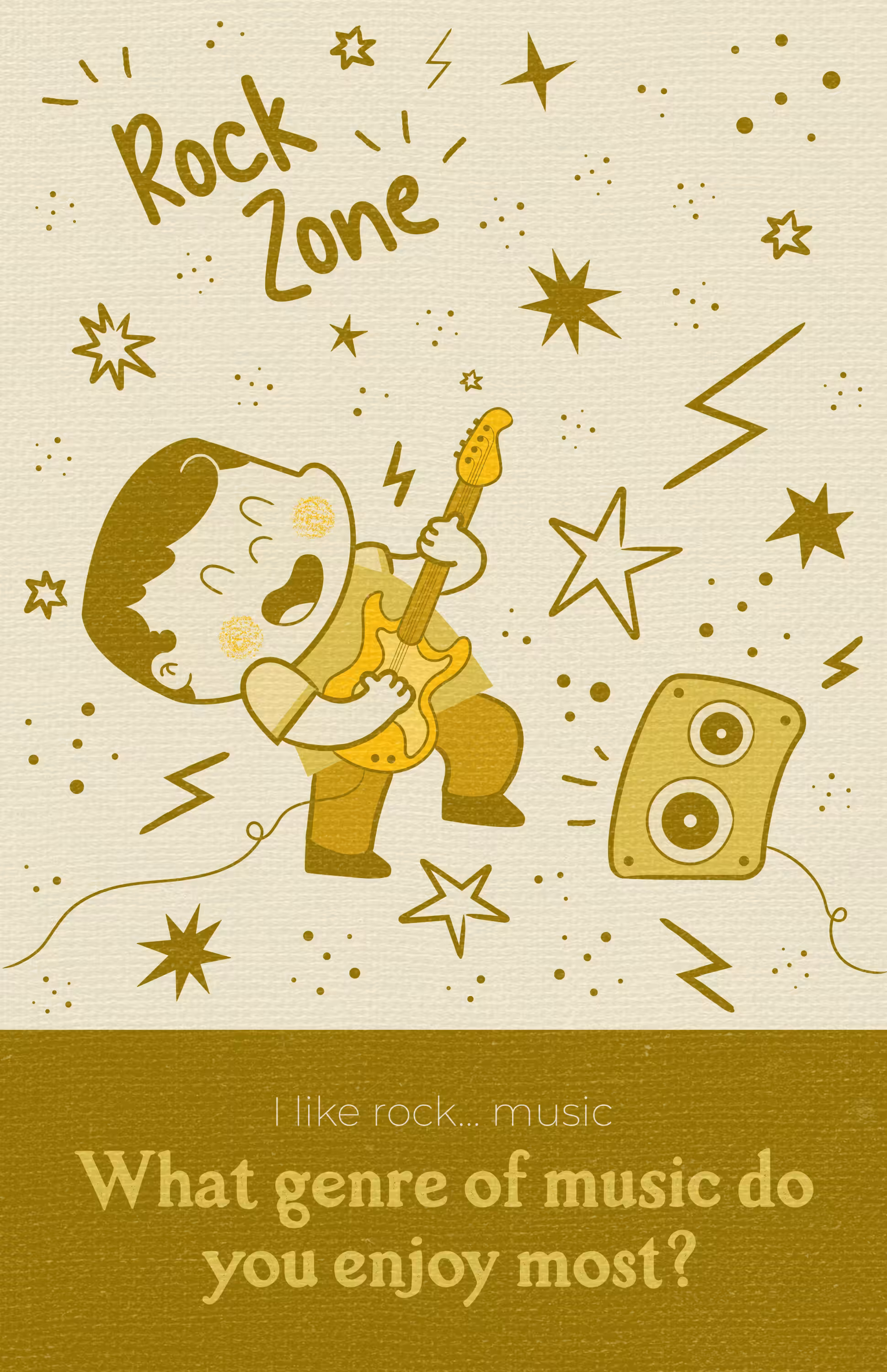 I like rock... music