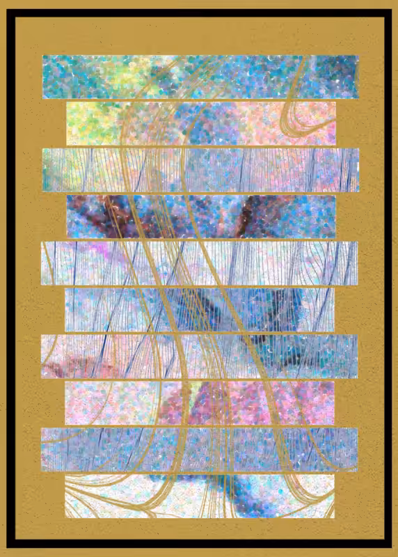 pointillism in lines  #50