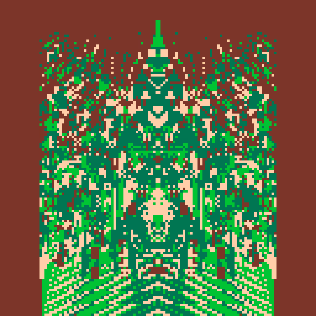 Ideocartogrpahy: Hyperspectral Temples #17