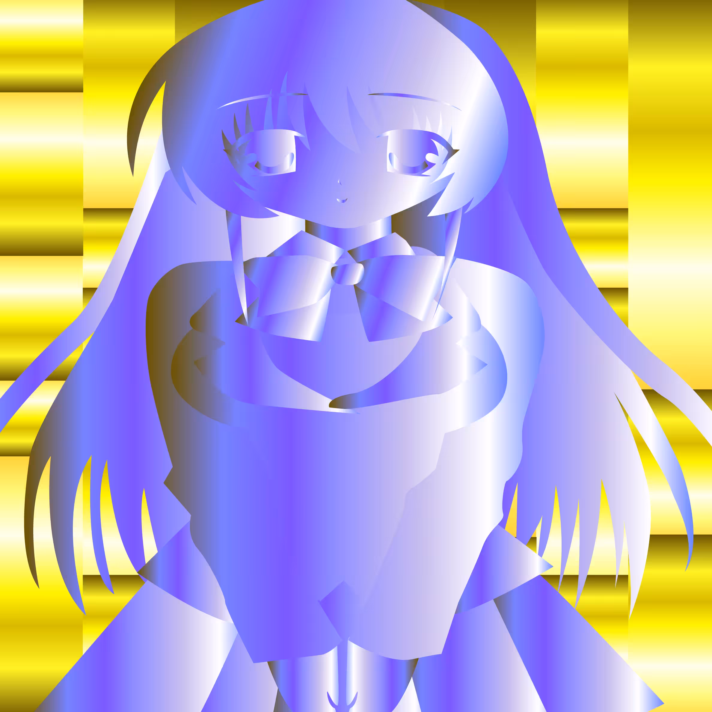 chica violeta