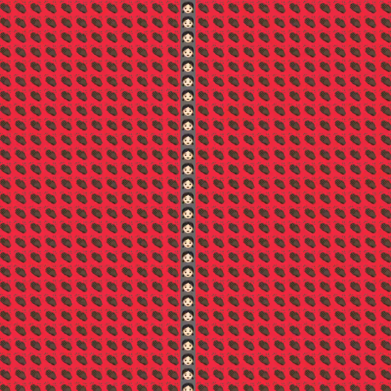 Elementary Cellular Emoji Automata #436