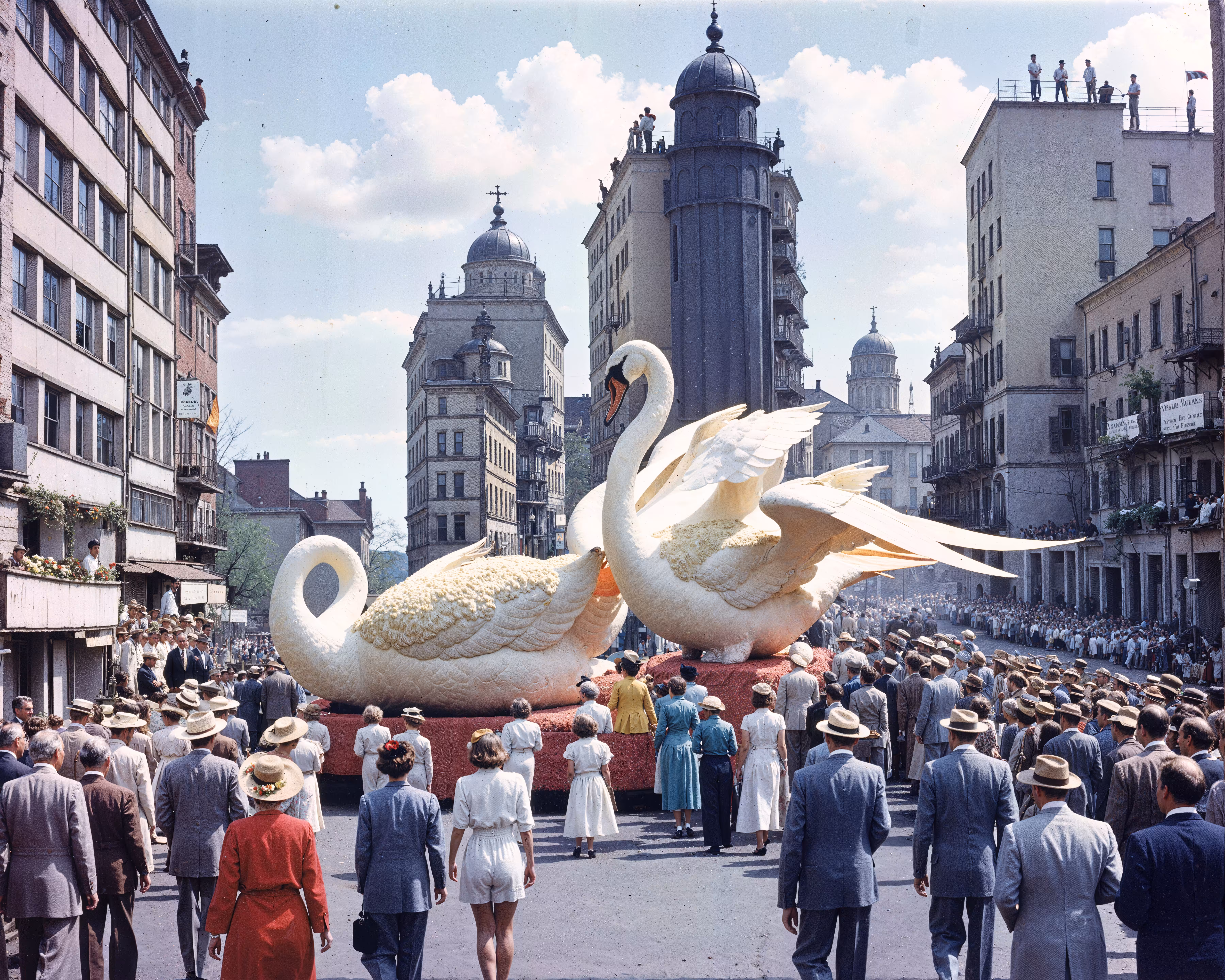 Parade of Swans