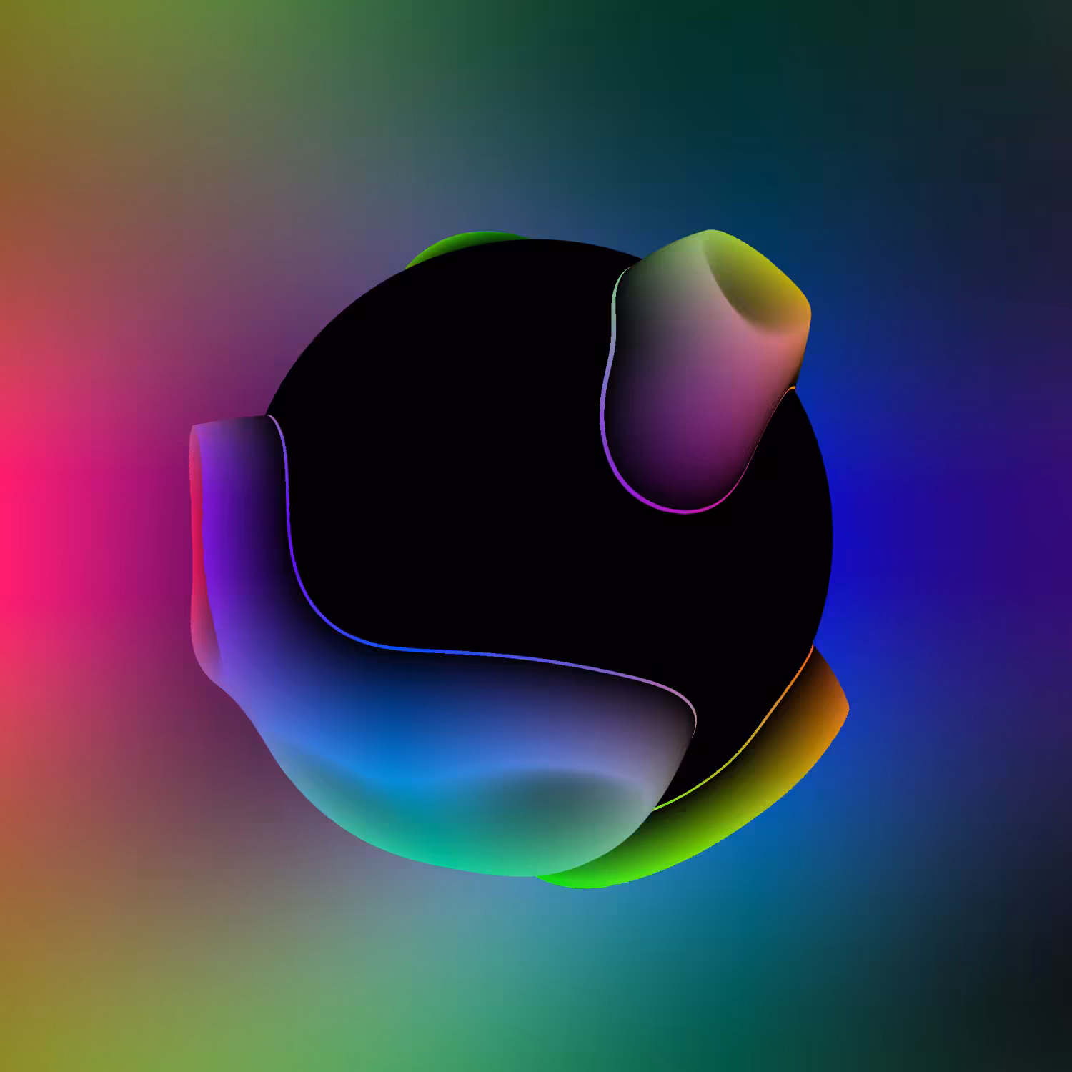 GLOWING BALL // 002