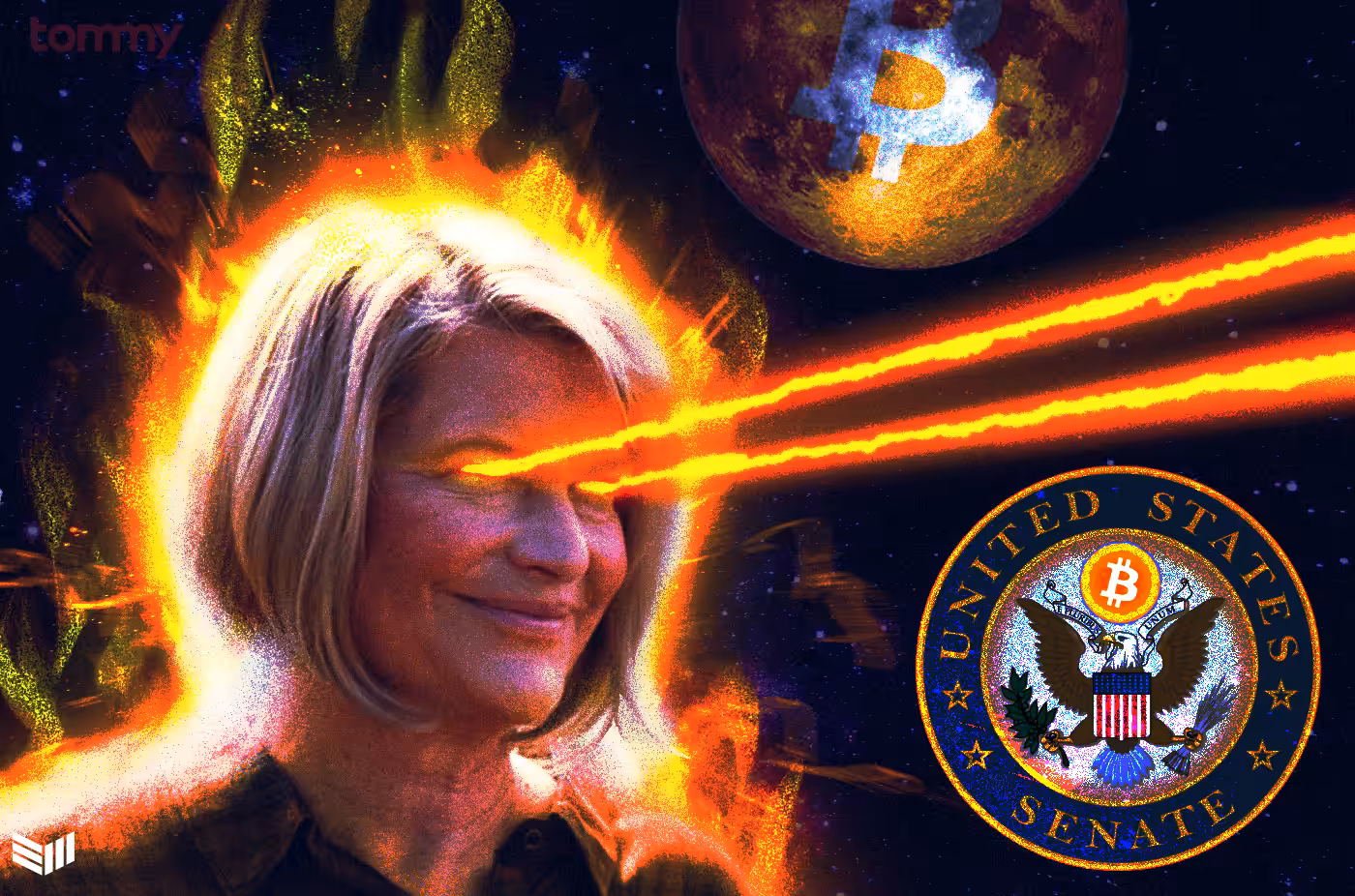 BITCOIN LASER EYES