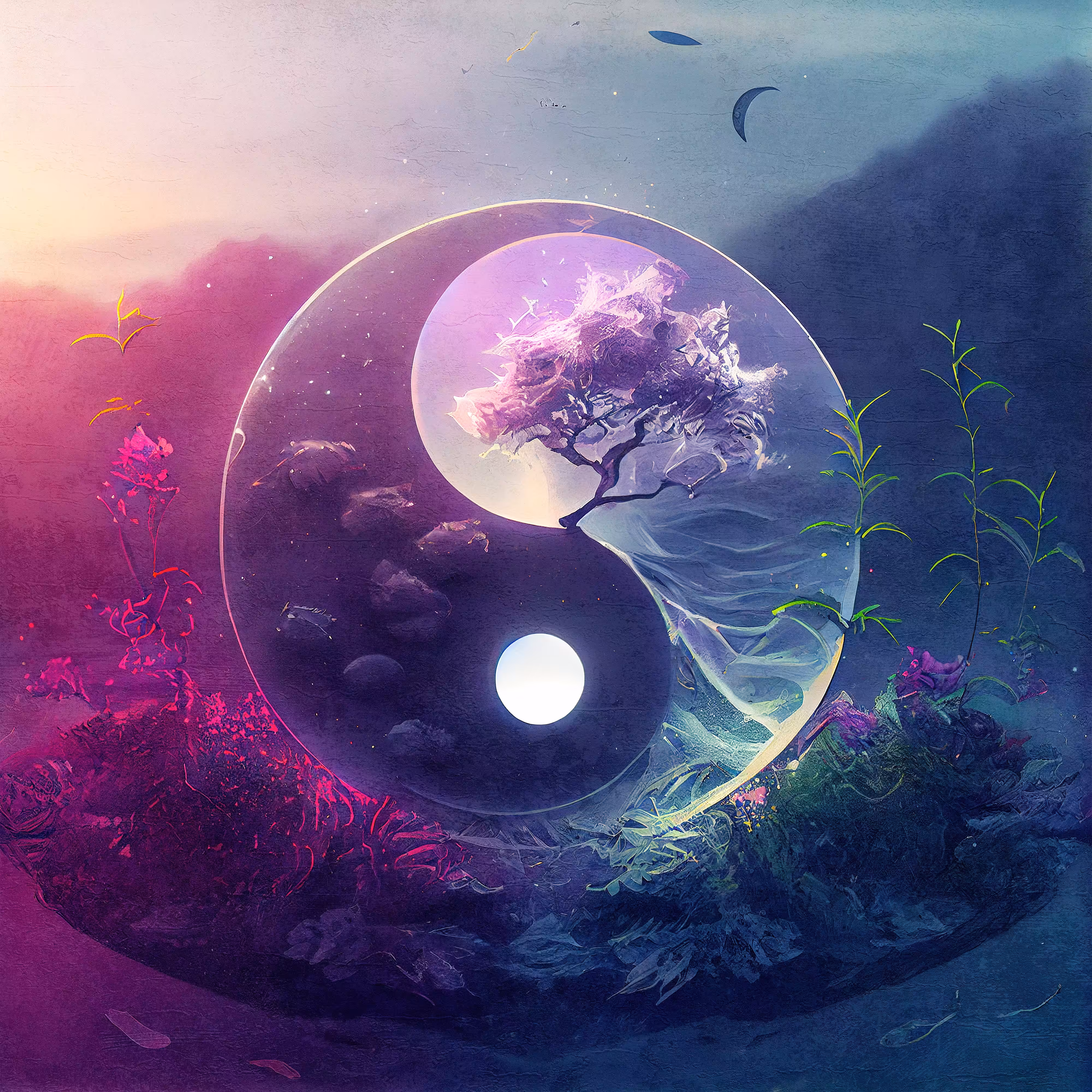 Surreal Yin and Yang III