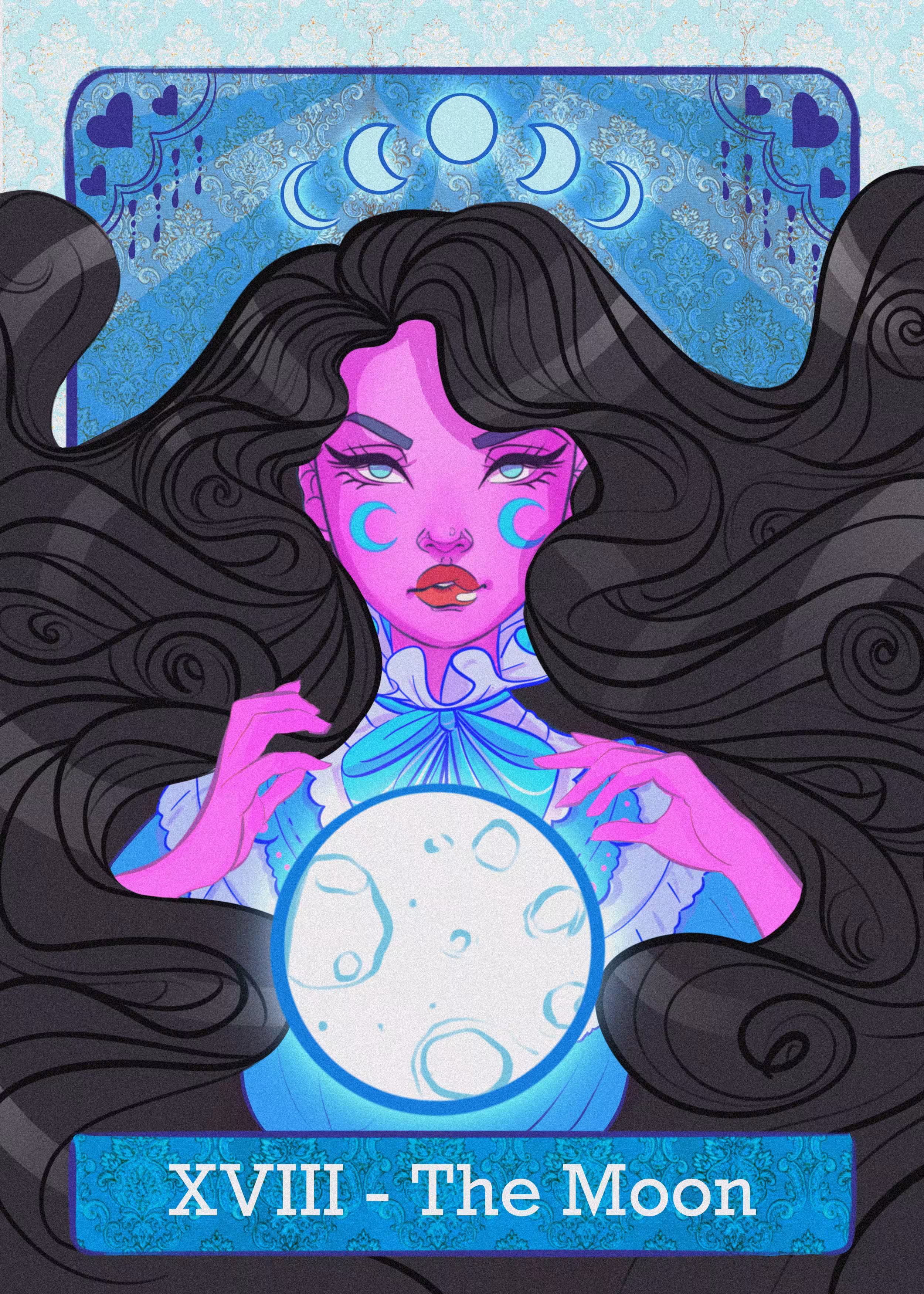 Burlesque Tarot - The Moon